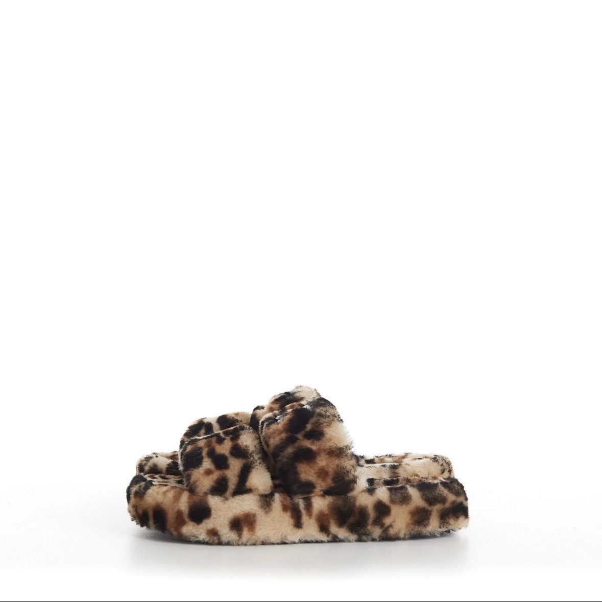 Celine Shearling Fur Slide Sandals - Leopard Pattern Size US 9.5 / IT 39.5 - 7 Thumbnail