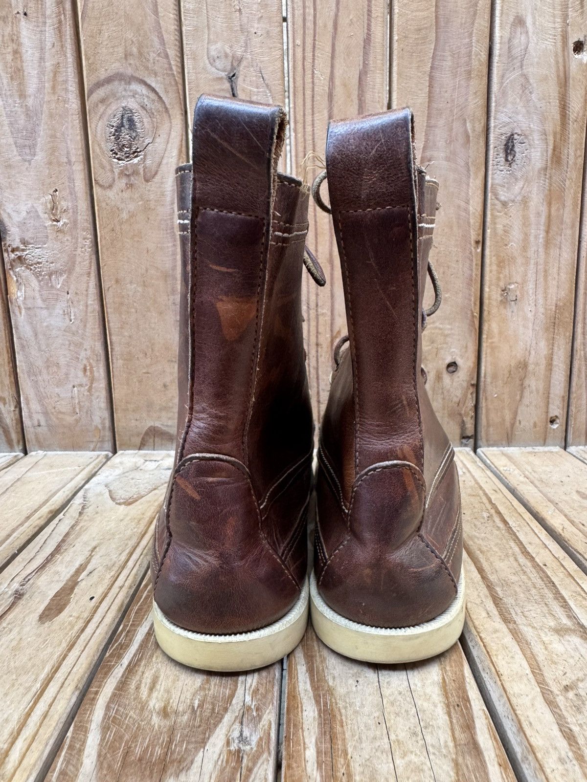 Red Wing Red Wing For J.Crew brown wabasha leather boots US 5 E UK 4 Size US 5 / EU 37 - 7 Thumbnail