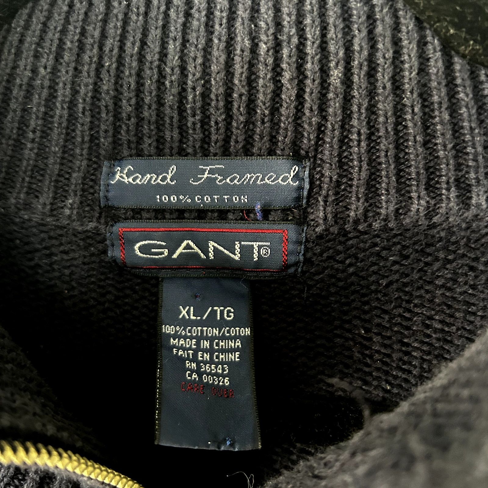Gant Vintage Mens GANT hand framed 100% cotton Sailing pullover Size US XL / EU 56 / 4 - 3 Thumbnail