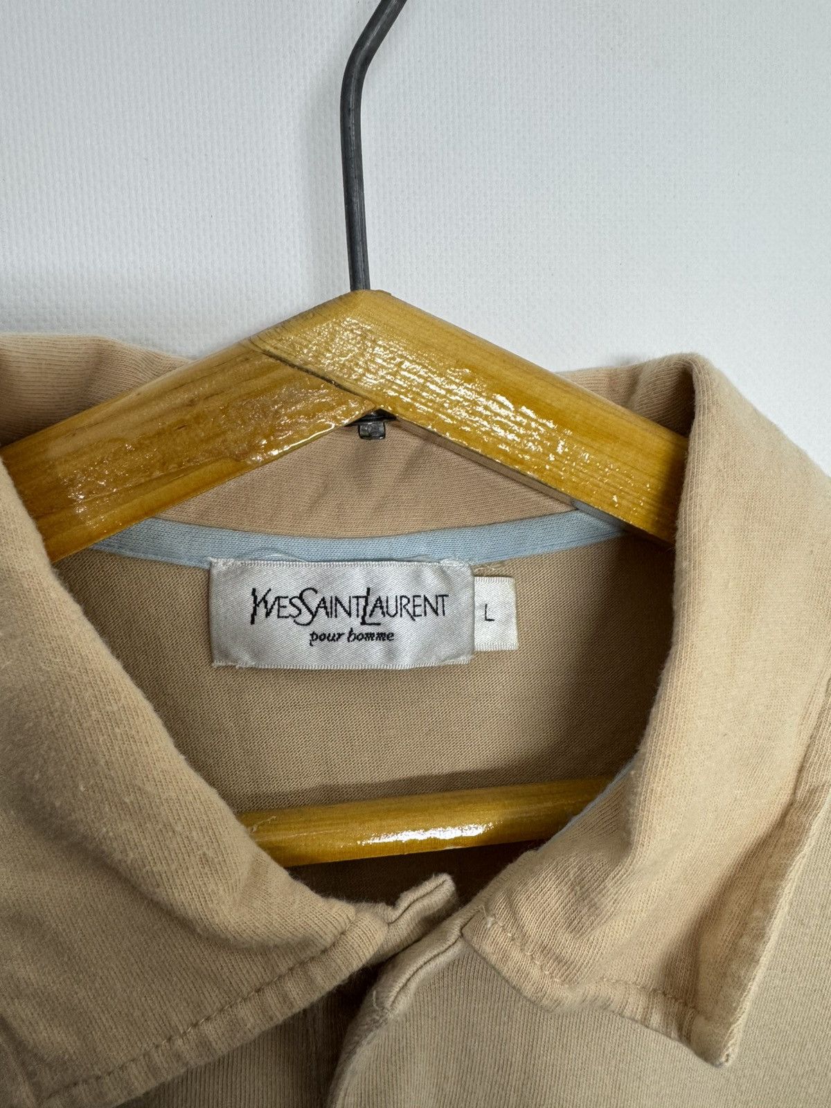 Yves Saint Laurent Rare Vintage Yves Saint Laurent Polo Shirt YSL Tee Size US L / EU 52-54 / 3 - 8 Thumbnail