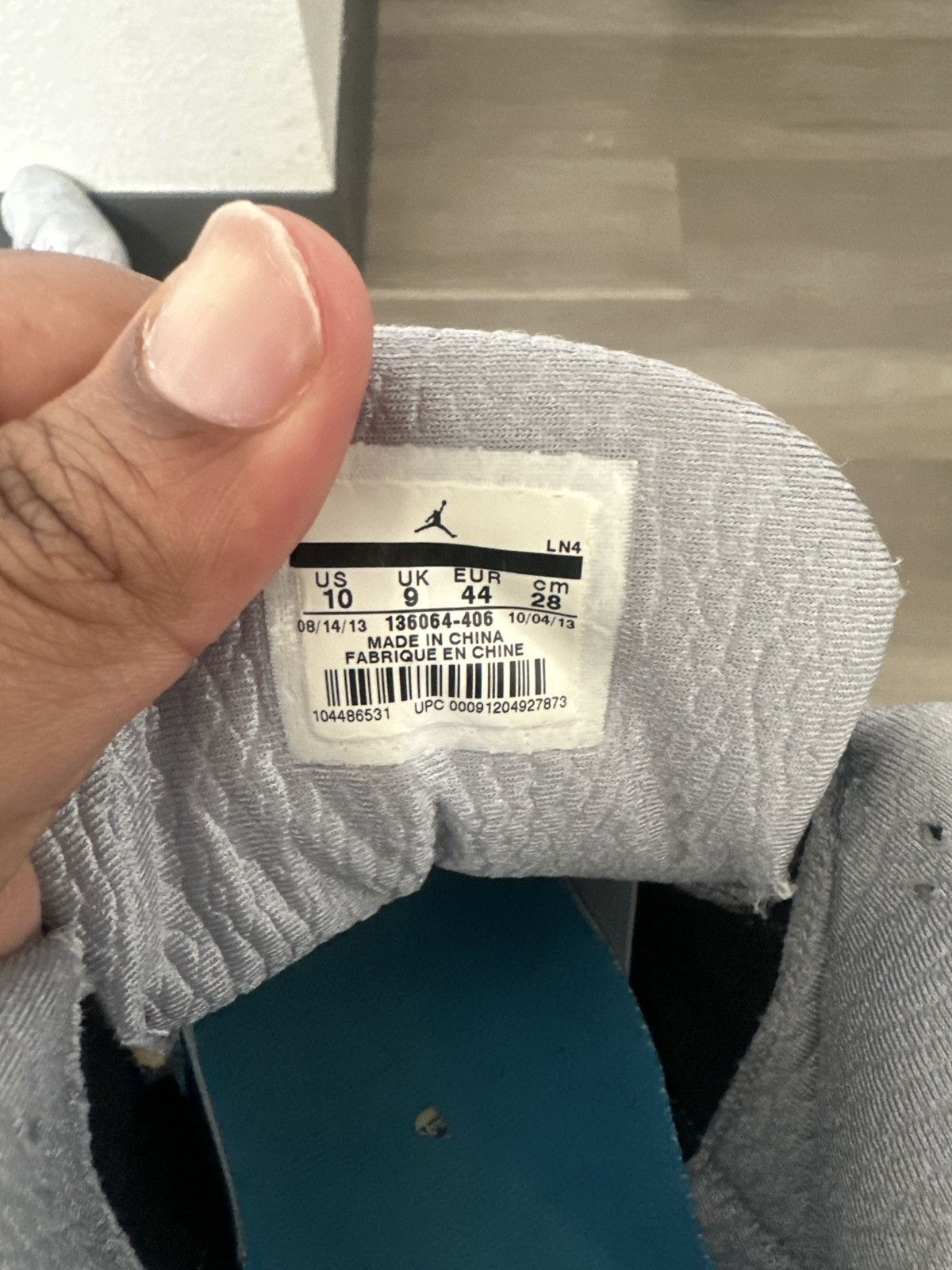 Jordan Brand Air Jordan 3s Powder Blue Size US 10 / EU 43 - 1 Thumbnail