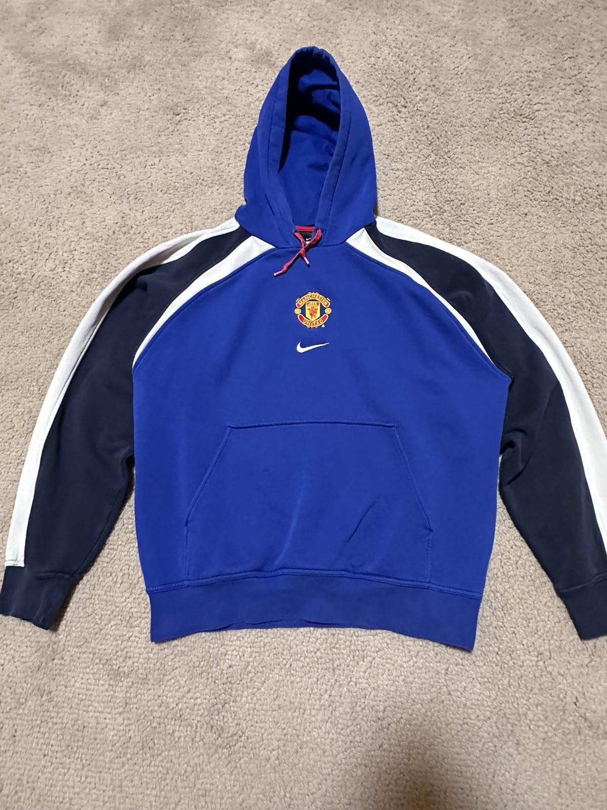 Nike 2005-06 Manchester United Nike Hooded Top Sz M Size US M / EU 48-50 / 2 - 3 Thumbnail