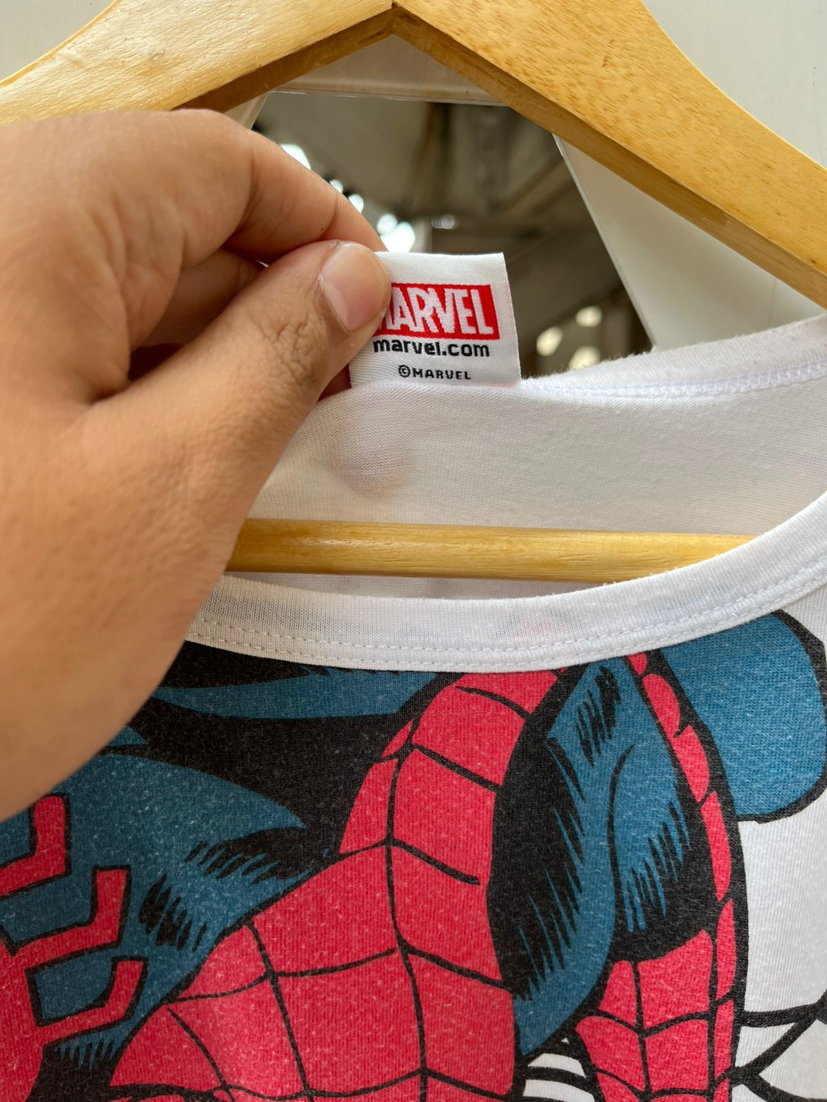 Marvel Comics Marvel Spiderman Cartoon graphic tee tshirt Size US L / EU 52-54 / 3 - 4 Thumbnail