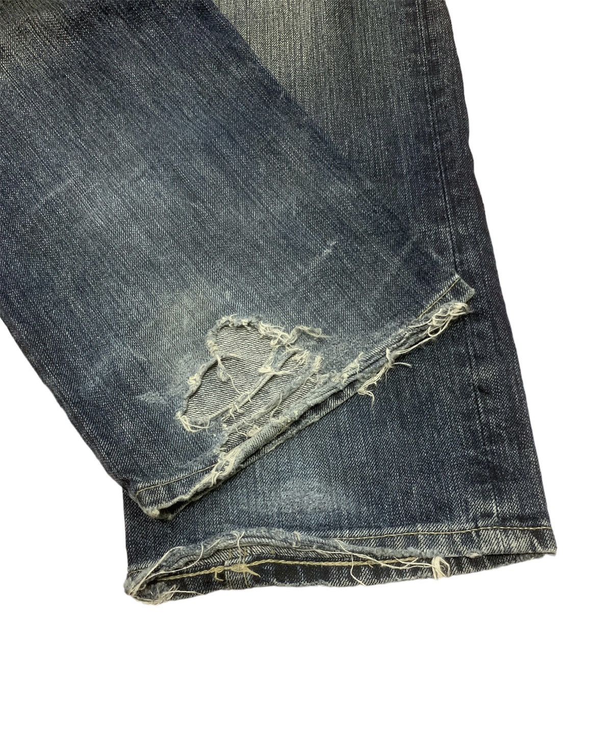 Japanese Brand × PPFM PPFM Distressed Denim Jeans Size US 31 - 9 Thumbnail