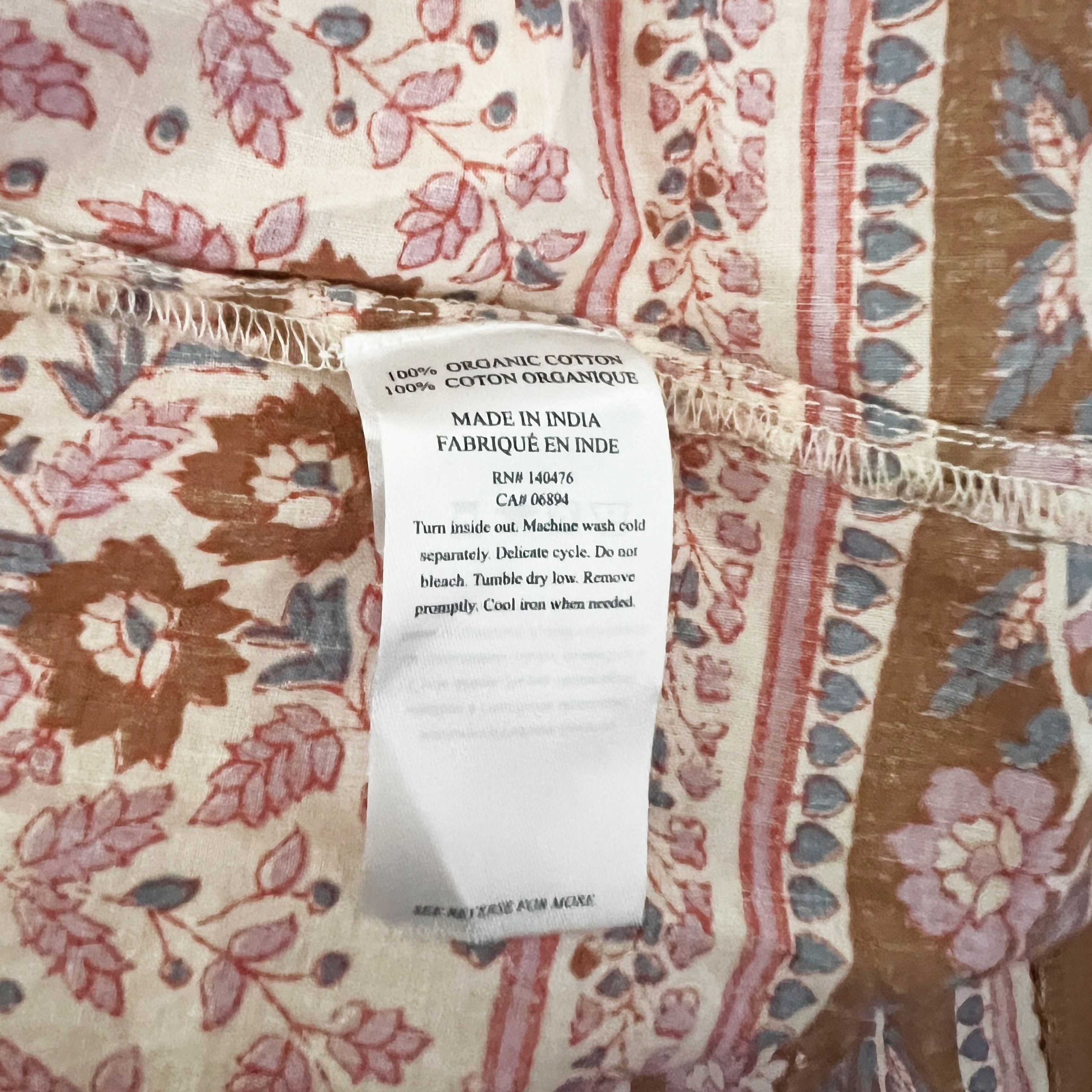 Faherty Faherty Orinda Organic Cotton V Neck Puff Size S / US 4 / IT 40 - 3 Thumbnail