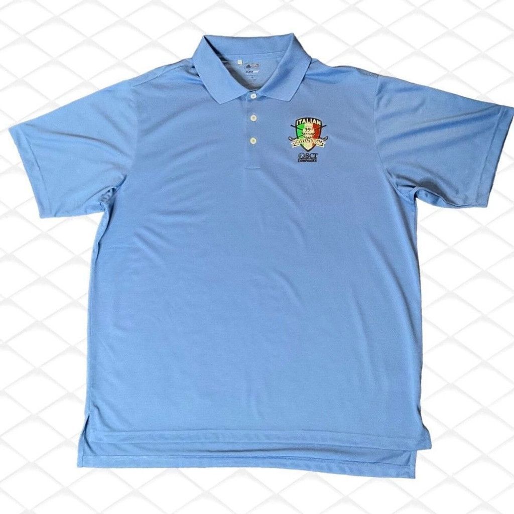 Adidas NWOT Adidas ClimaLite Logo Short Slv. Golf Polo Shirt Men XL Size US XL / EU 56 / 4 - 12 Thumbnail