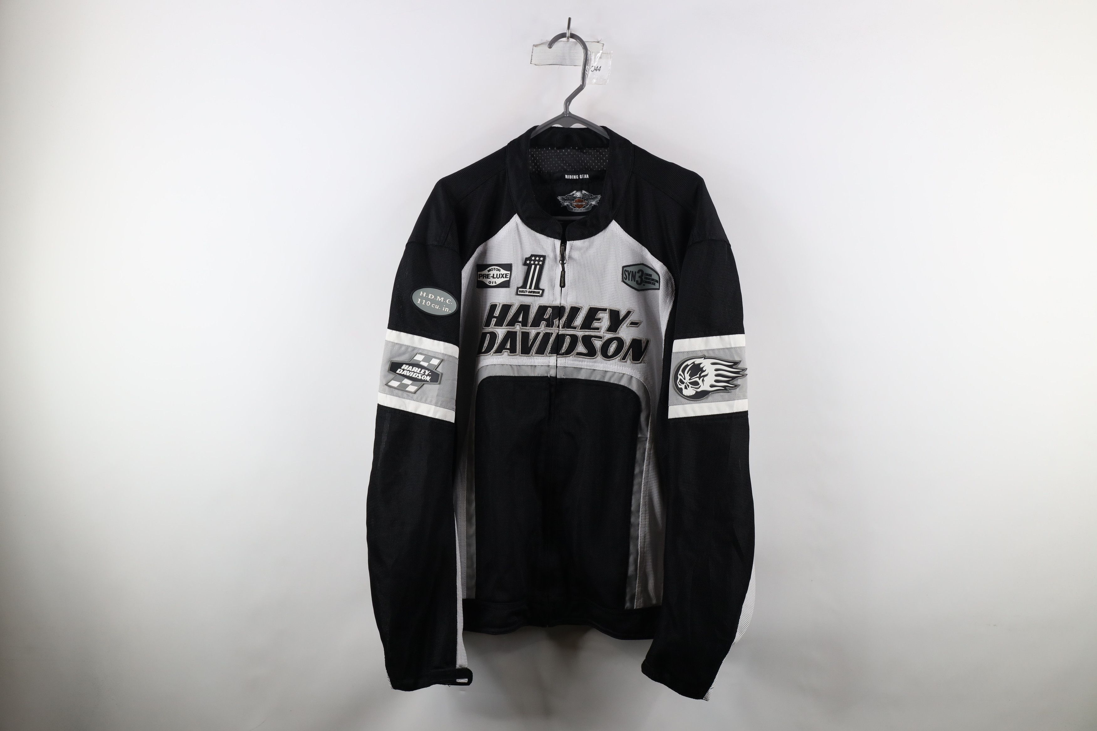 Harley Davidson × Vintage Vintage Harley Davidson Flames Motorcycle Riding Jacket Size US XXL / EU 58 / 5 - 1 Thumbnail