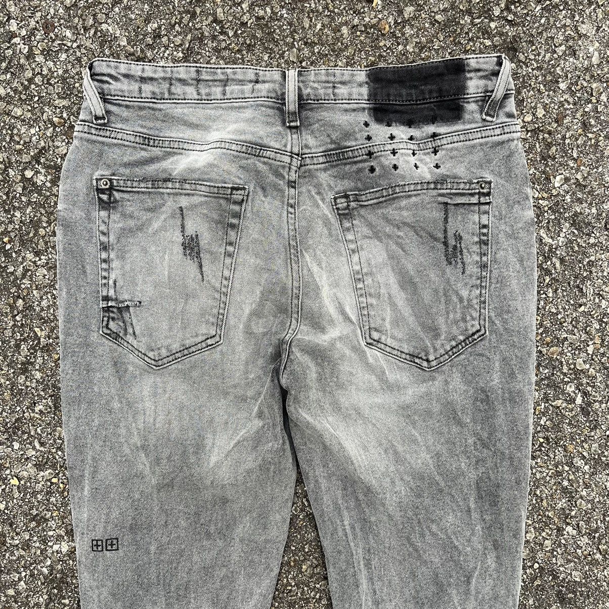 Ksubi KSUBI Skinny Denim Distressed Jeans Size US 32 / EU 48 - 13 Thumbnail