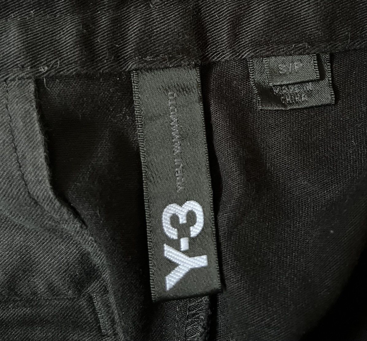 Yohji Yamamoto *FINAL DROP* Yohji yamamoto y-3 logo drawstring trousers Size US 33 - 3 Thumbnail