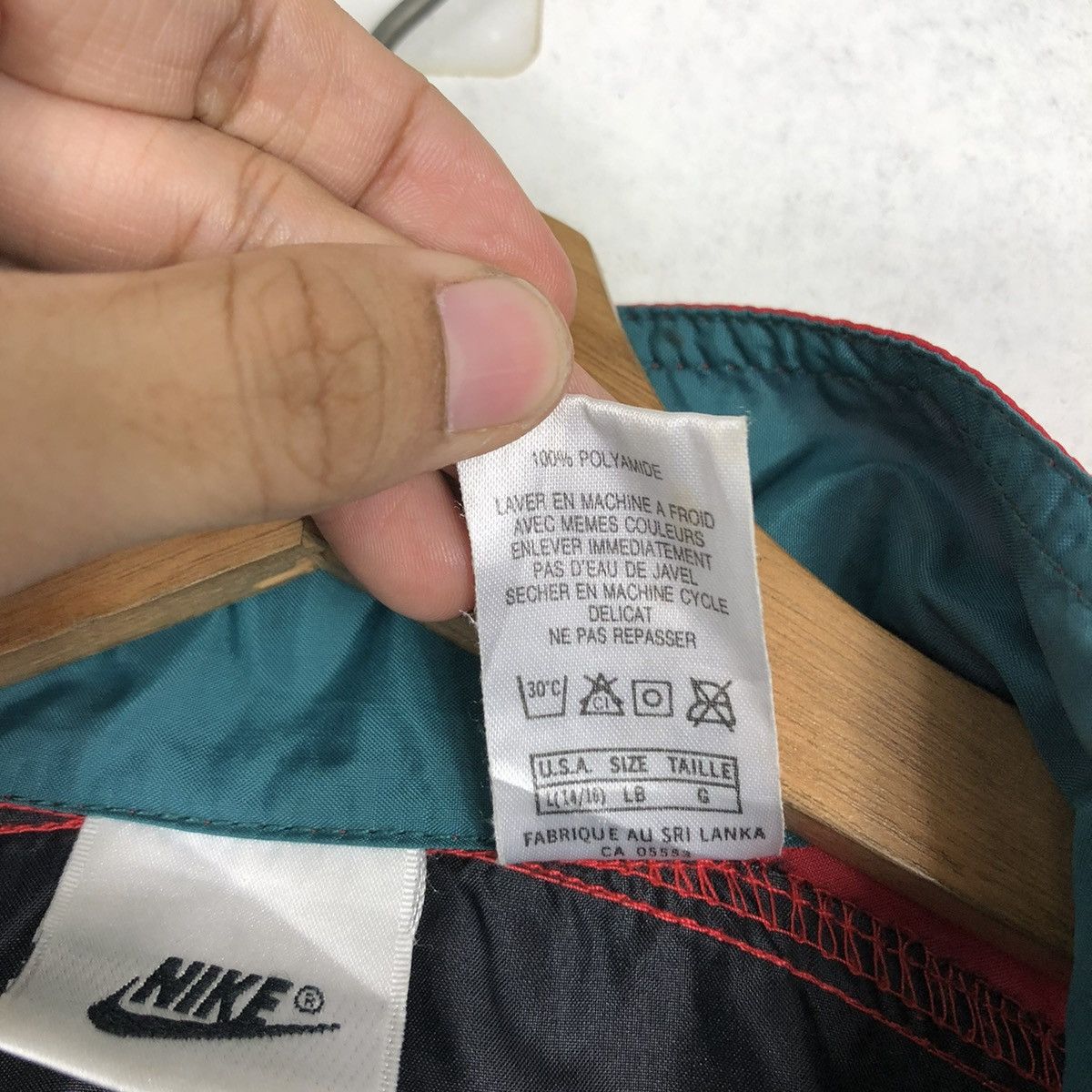 Nike 🔥VINTAGE NIKE LIGHT JACKET TRIPLE COLOUR DESIGN Size US L / EU 52-54 / 3 - 21 Thumbnail