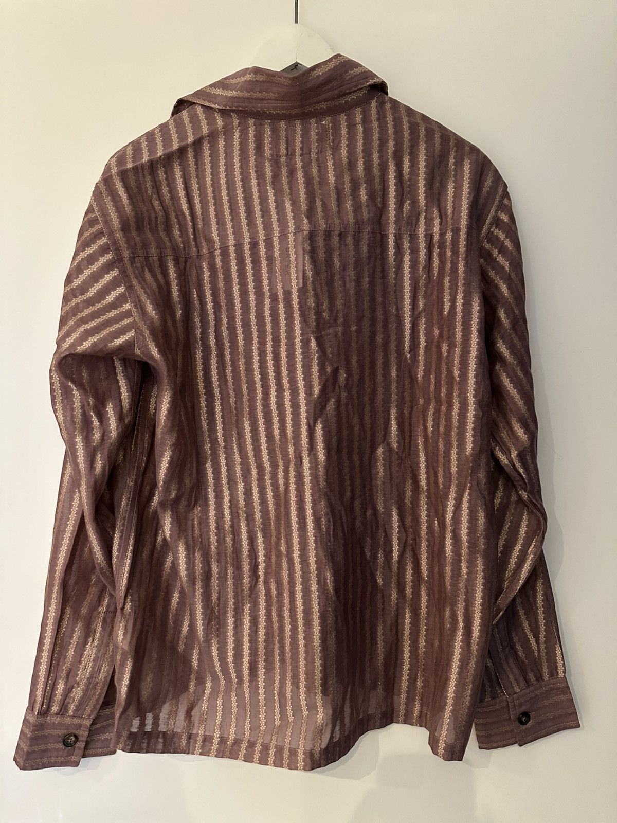 Kartik Research Kartik Research Metallic Silk Jacquard Shirt Size US M / EU 48-50 / 2 - 4 Thumbnail
