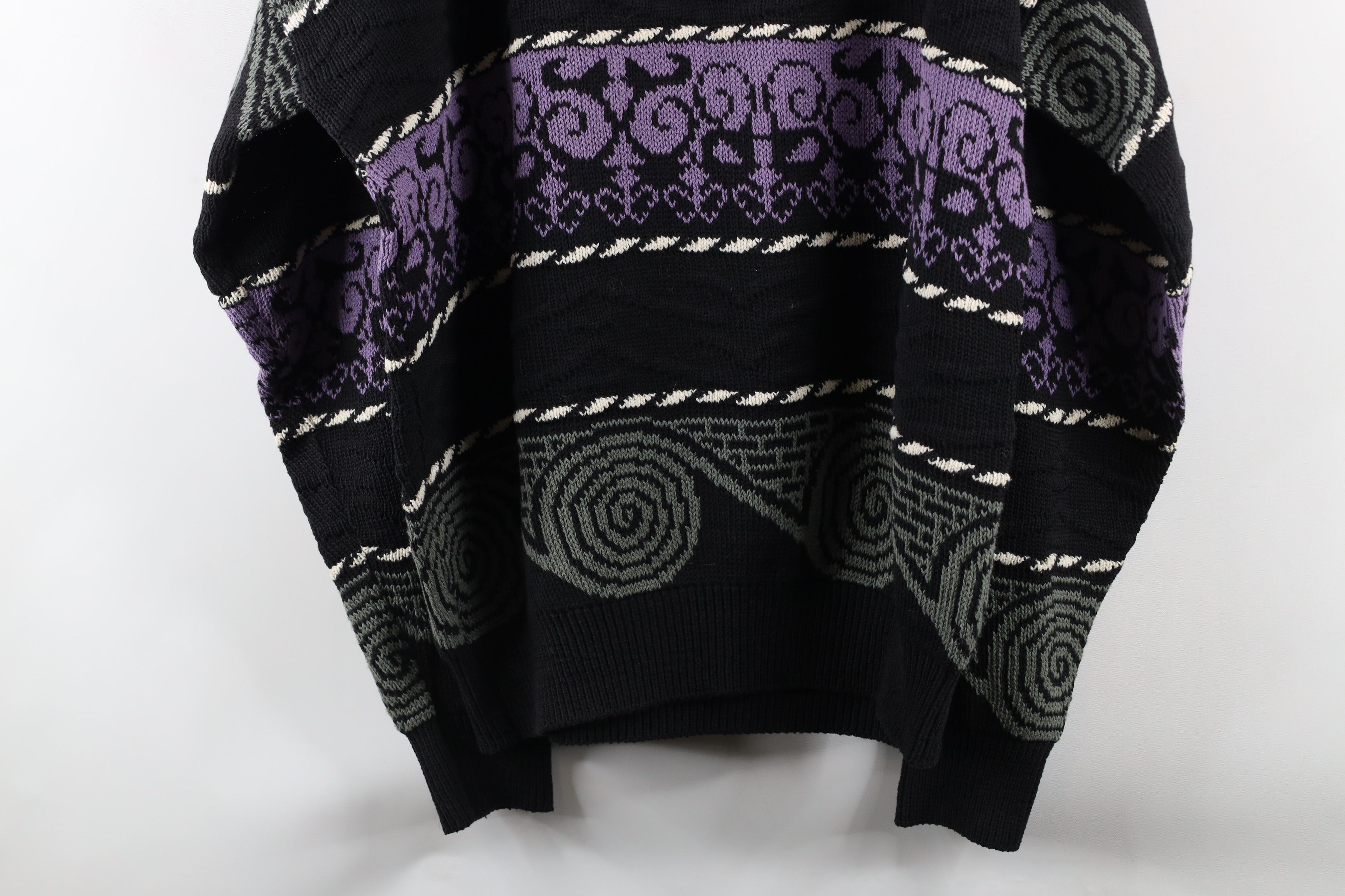 Vintage 90s Coogi Style Cotton Knit Dad Sweater USA