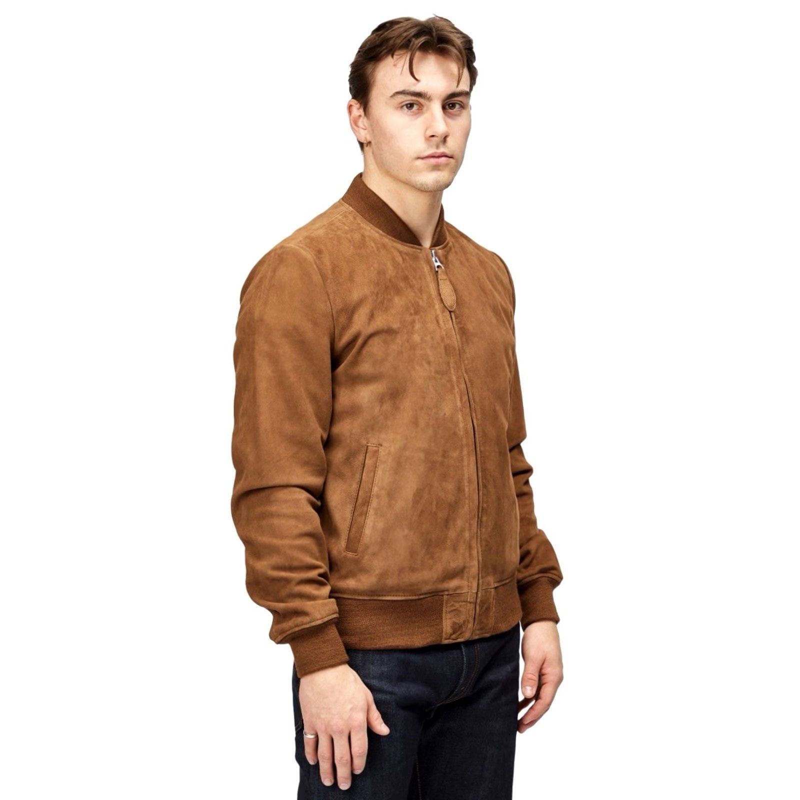 Schott VINTAGE Schott NYC Suede Leather Bomber Jacket Rust Retro Brown M Mens Size US M / EU 48-50 / 2 - 5 Thumbnail
