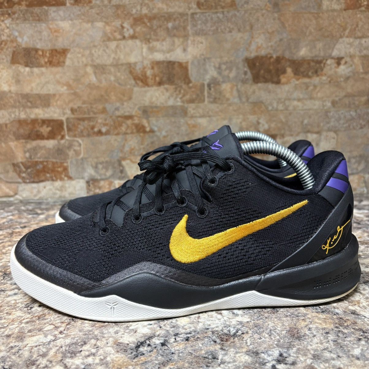 Nike Nike Kobe 8 Protro Lakers Away Size 6.5Y Size US 6.5 / EU 39-40 - 2 Thumbnail