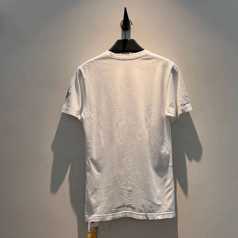 Chrome Hearts Chrome Hearts White Cross Flower Short Sleeve Size US S / EU 44-46 / 1 - 2 Thumbnail