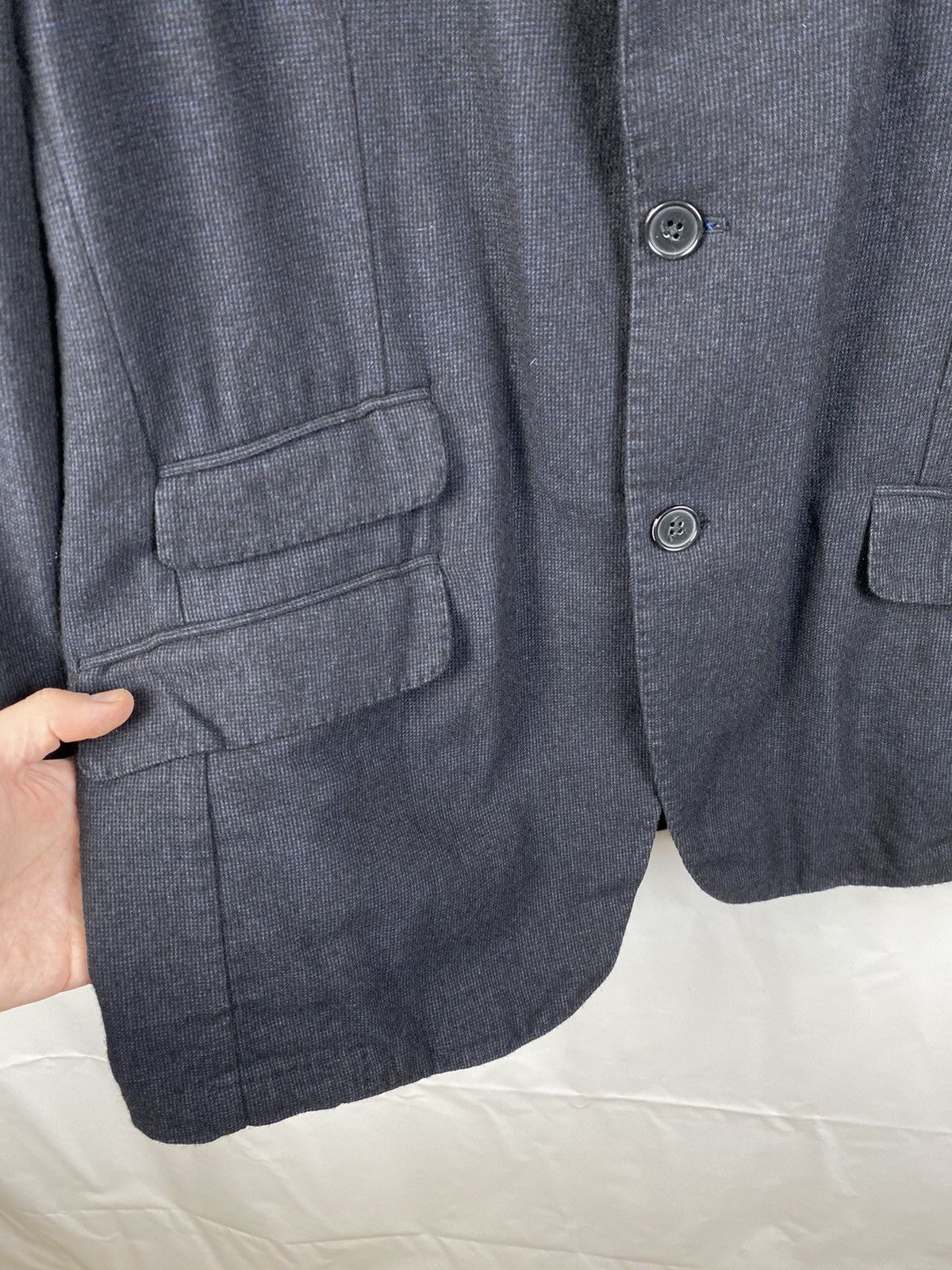 Faconnable Faconnable Wool-Cotton Blazer Size L Size 42L - 4 Thumbnail