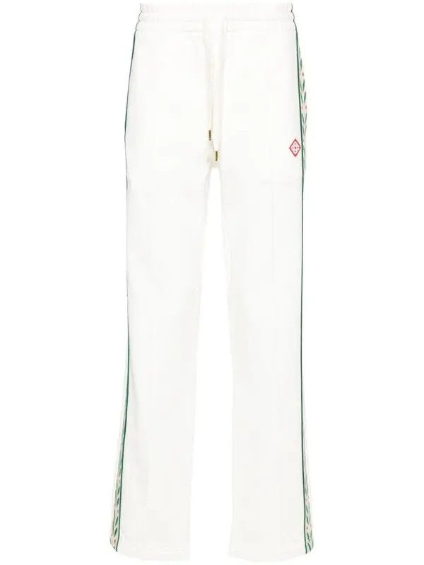 Casablanca o1mle0326 Laurel Track Pant in White Size US 38 / EU 54 - 1 Thumbnail