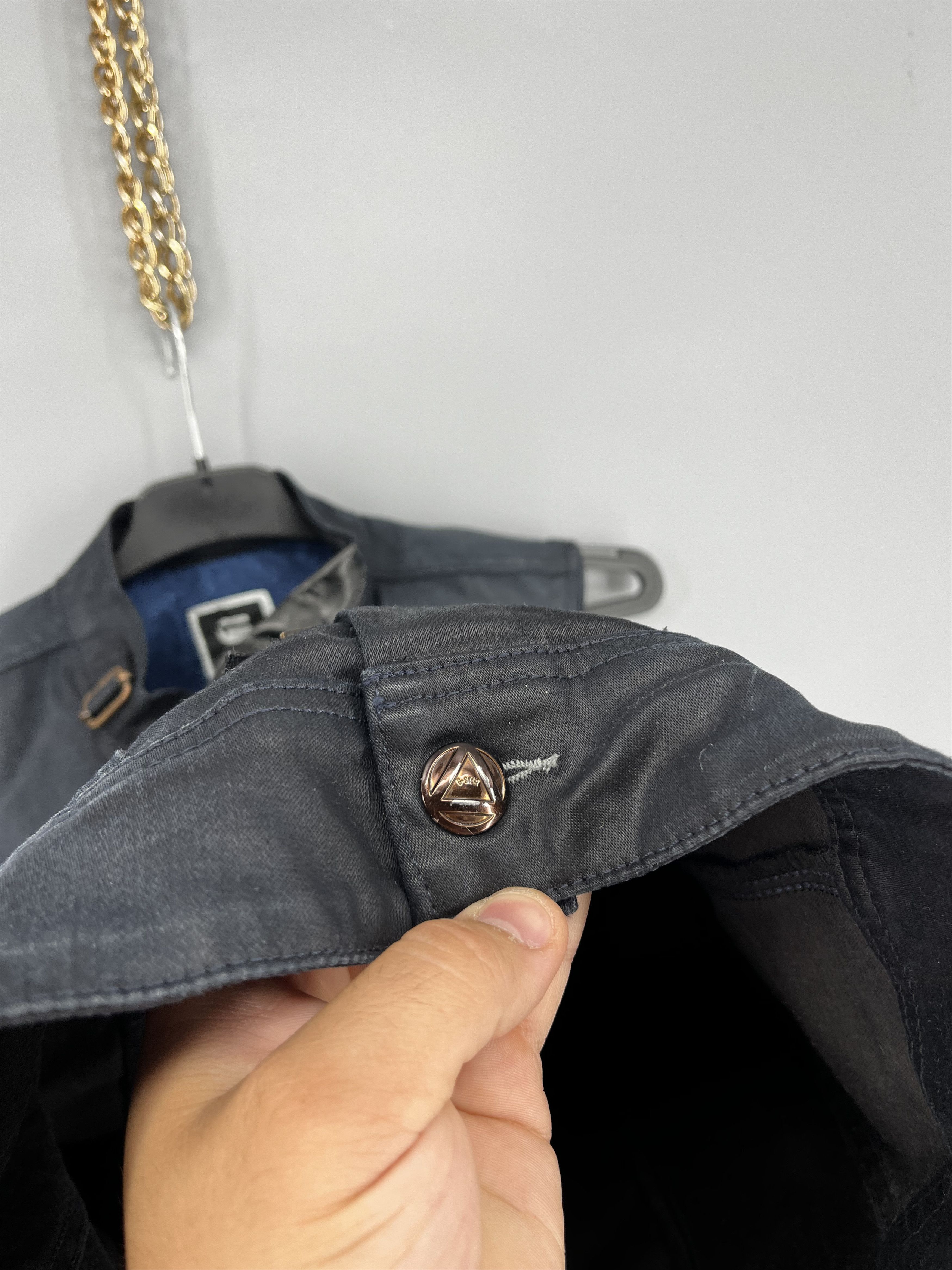 Raw State Ladies G-Star Raw Midge Dumont Sleeveless Denim Waistcoat Size US M / EU 48-50 / 2 - 7 Thumbnail