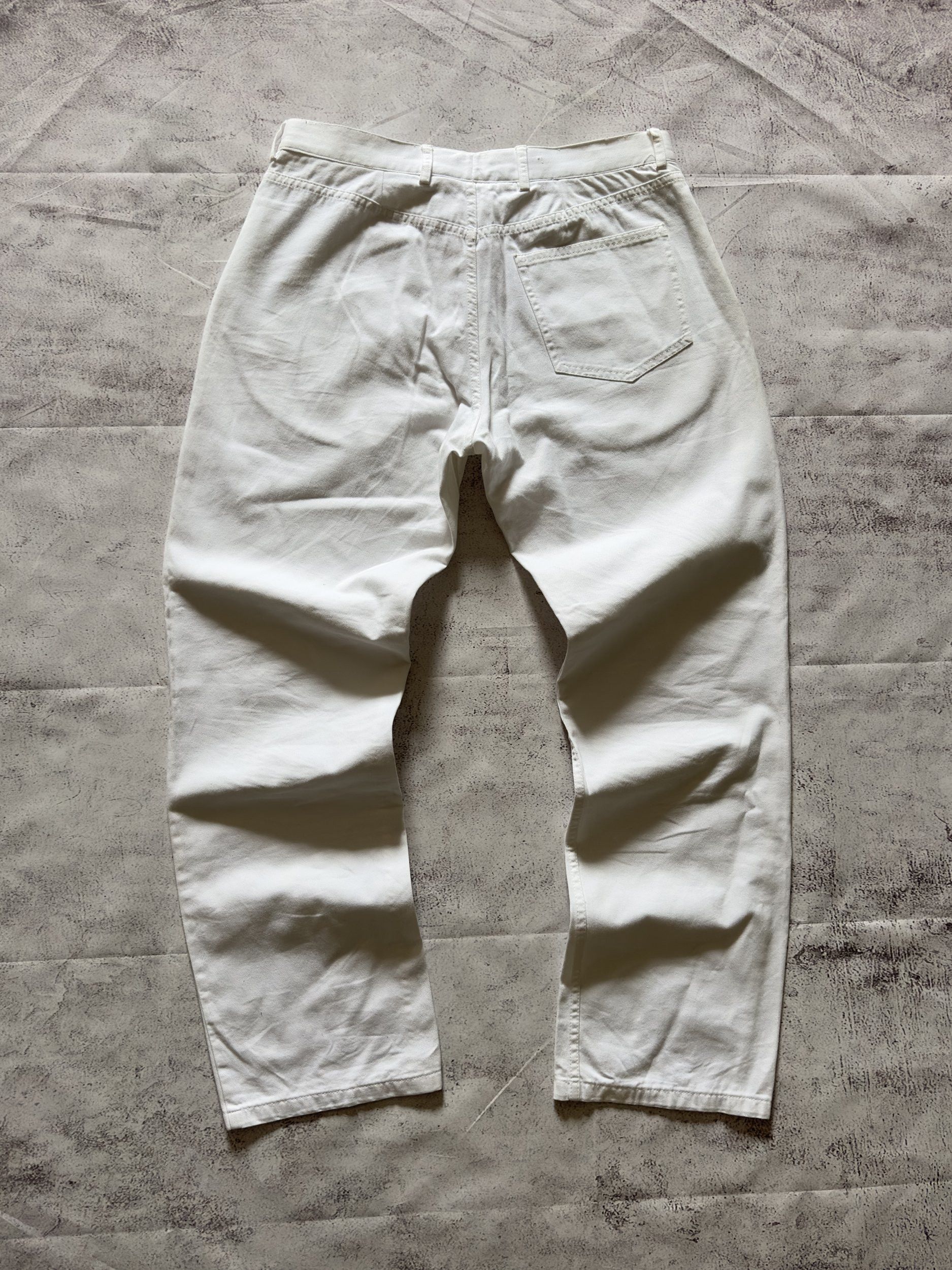 Givenchy Givenchy Men's White Cotton Pants IT44 Size US 31 - 4 Thumbnail