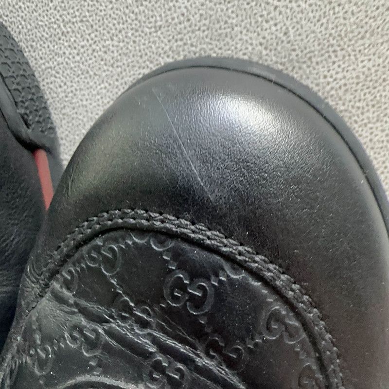 Gucci Gucci Leather Casual Sneakers in Black Size US 8 / EU 41 - 7 Thumbnail