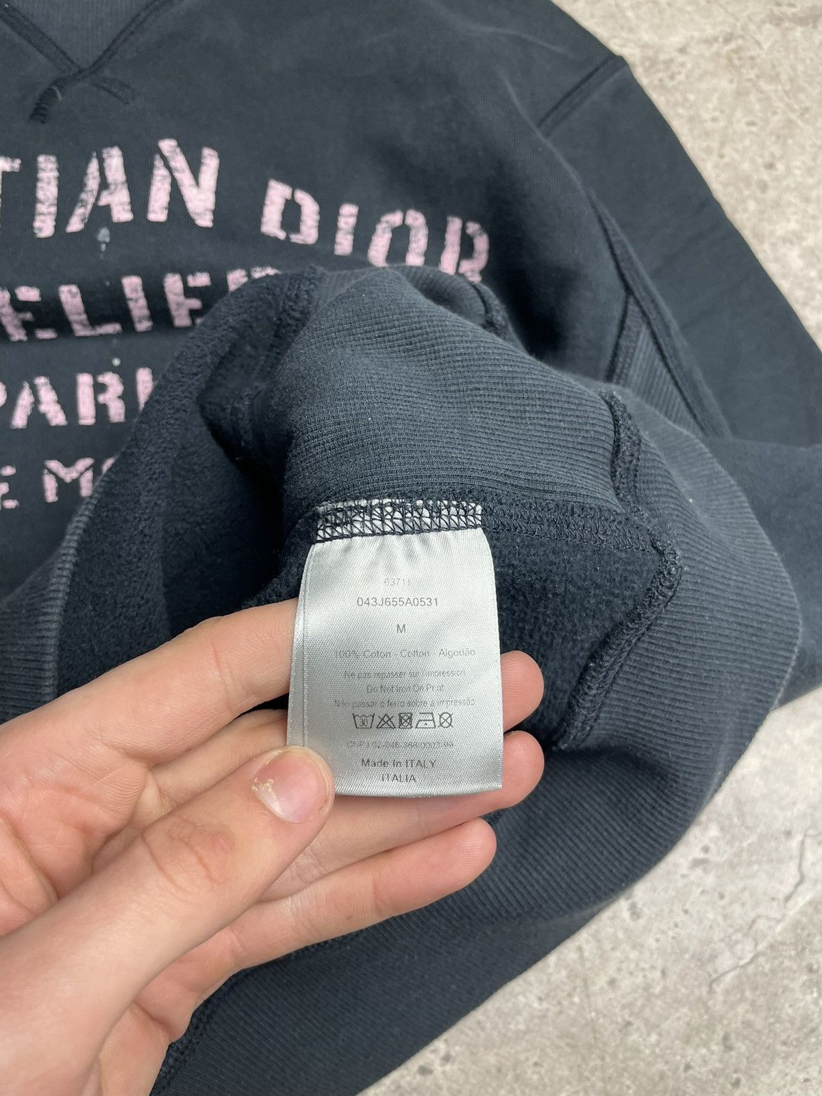 Christian Dior Monsieur Christian Dior Atelier Paris Graphic Sweatshirt Size Medium Size US M / EU 48-50 / 2 - 10 Thumbnail