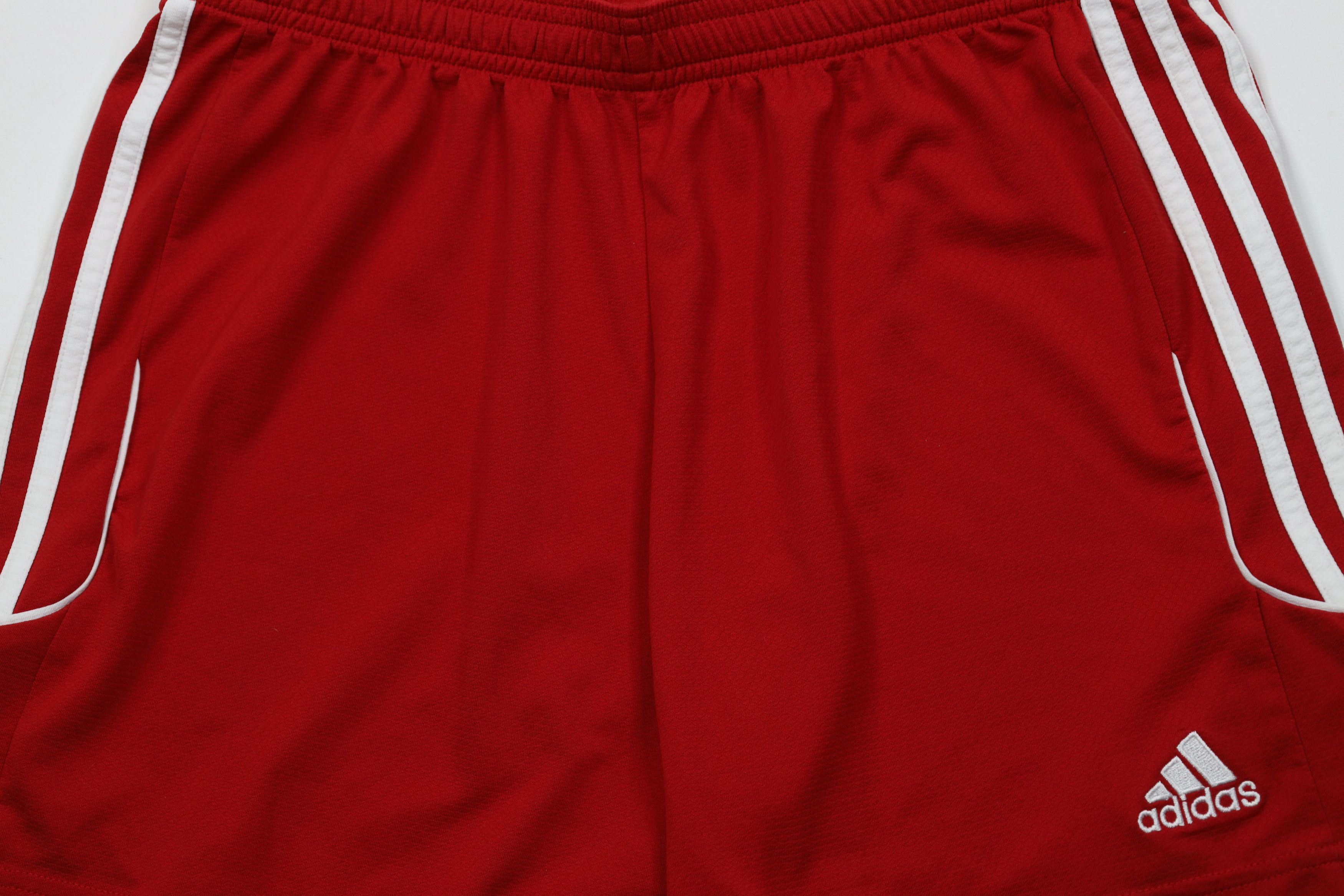 Adidas Vintage Y2K Adidas Striped Running Jogging Soccer Shorts Red Size US 30 / EU 46 - 3 Thumbnail