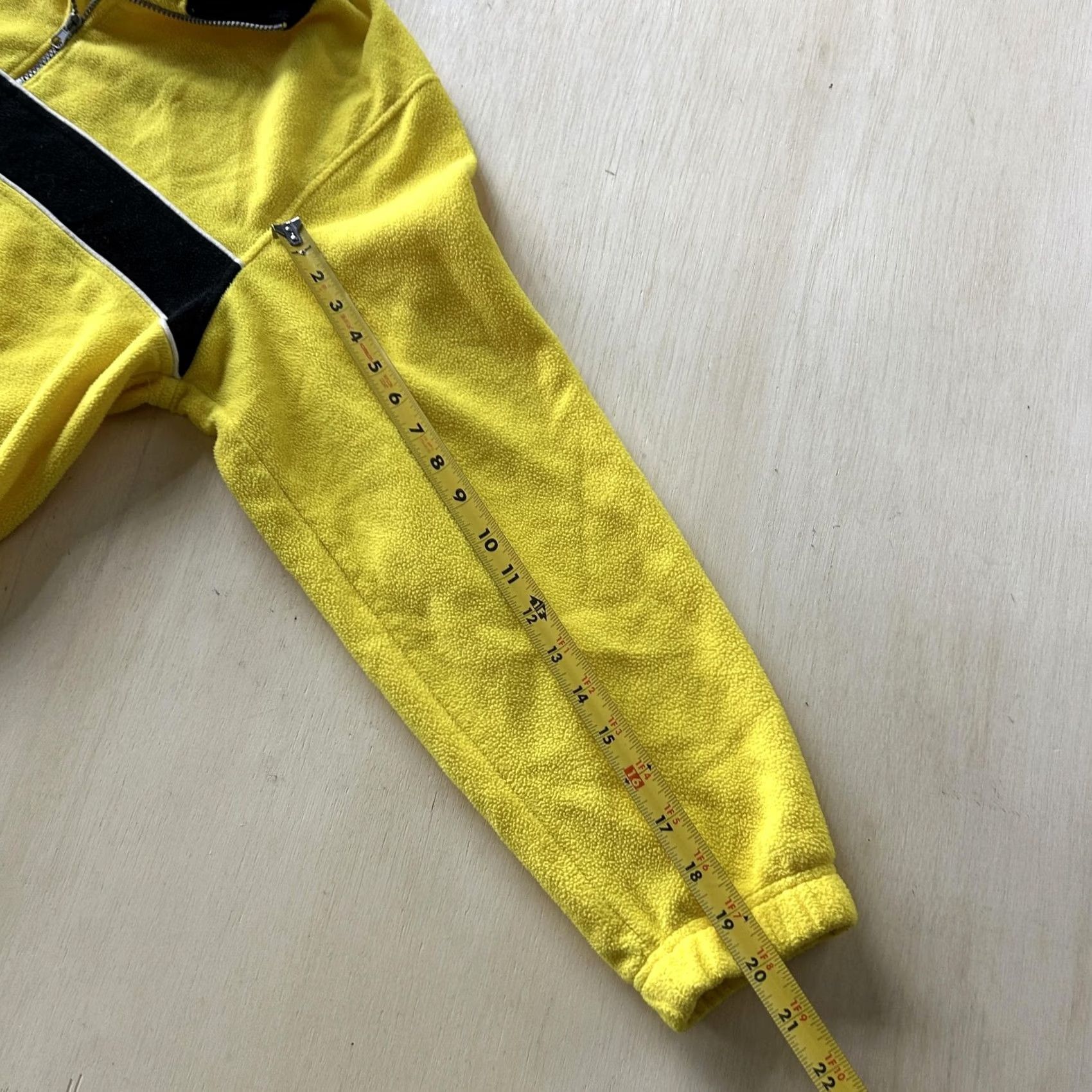 Haggar Y2K Haggar Sweatshirt Mens Large Yellow Fleece 1/4 Zip Pullover Stripe Size US L / EU 52-54 / 3 - 5 Thumbnail