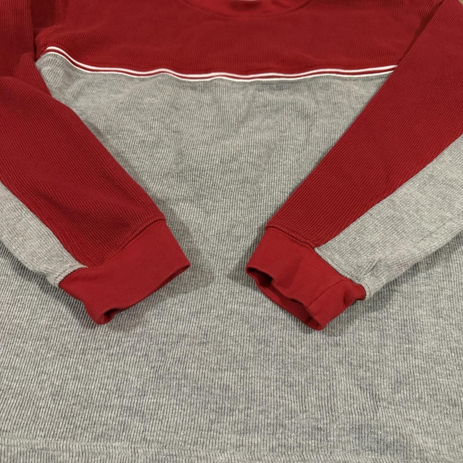 Other Vintage Point Zero Style Grey Red Pullover Sweater 90s Y2K Size US XL / EU 56 / 4 - 4 Thumbnail