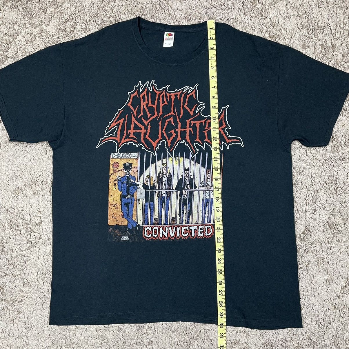 Band Tees Cryptic Slaughter Convinted T-shirt Size US XL / EU 56 / 4 - 15 Thumbnail
