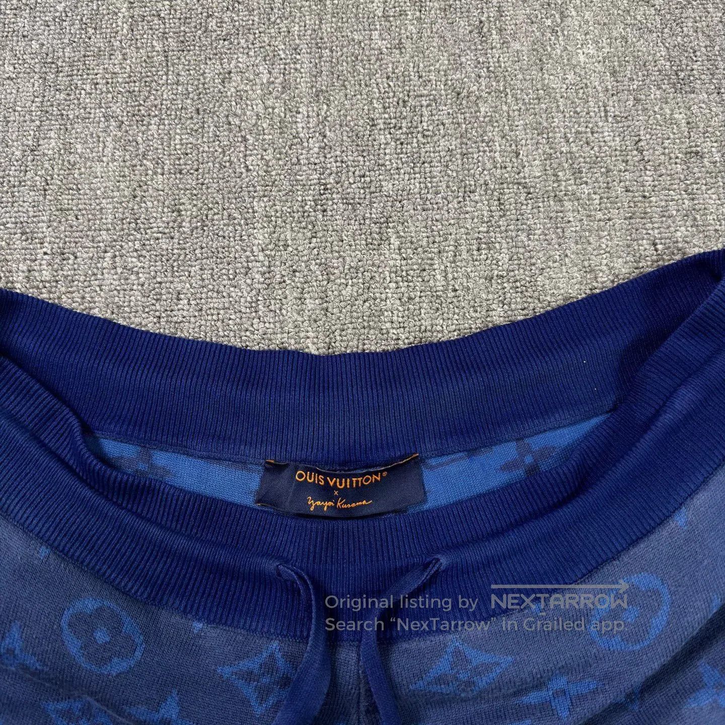 Louis Vuitton LV Yayoi Kusama All-Over Logo Blue Shorts. Size US 28 / EU 44 - 3 Thumbnail