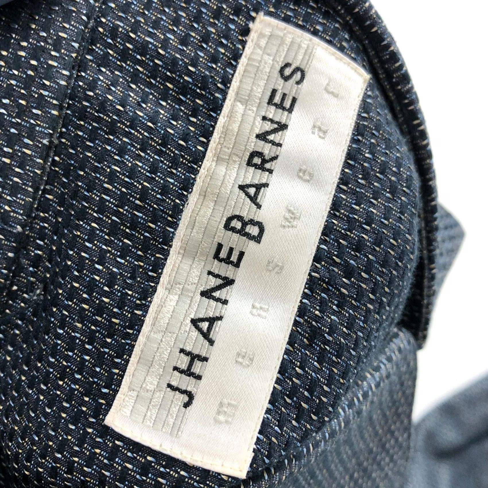 Vintage VINTAGE Jhane Barnes Shirt M Long Sleeve Blue Plaid Retro Modern Classic Casual Mens Shirt Size 40R - 7 Thumbnail