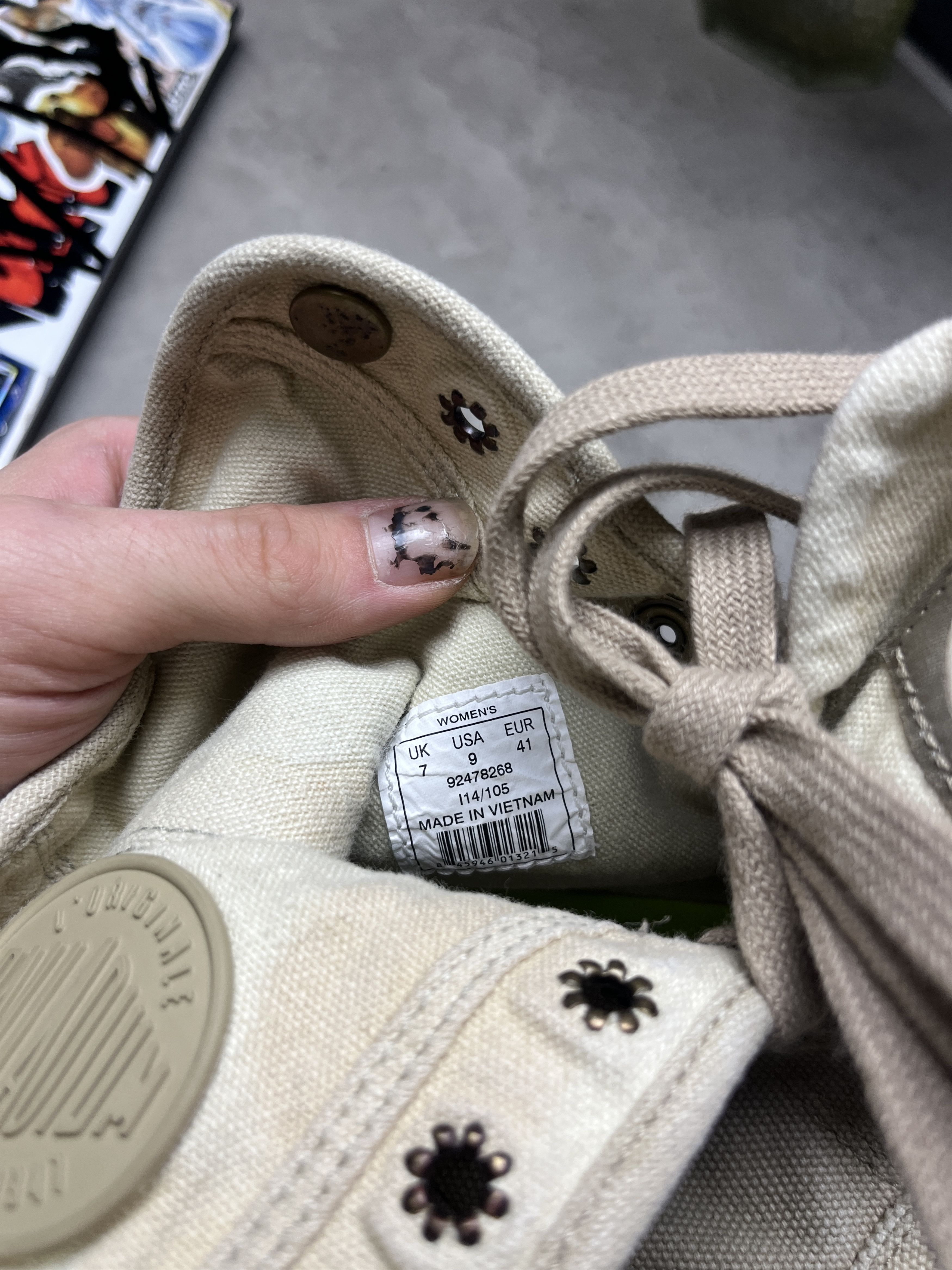 Other PALLADIUM PAMPA HI CANVAS BEIGE BOOTS - 5104 Size US 8 / EU 41 - 6 Thumbnail