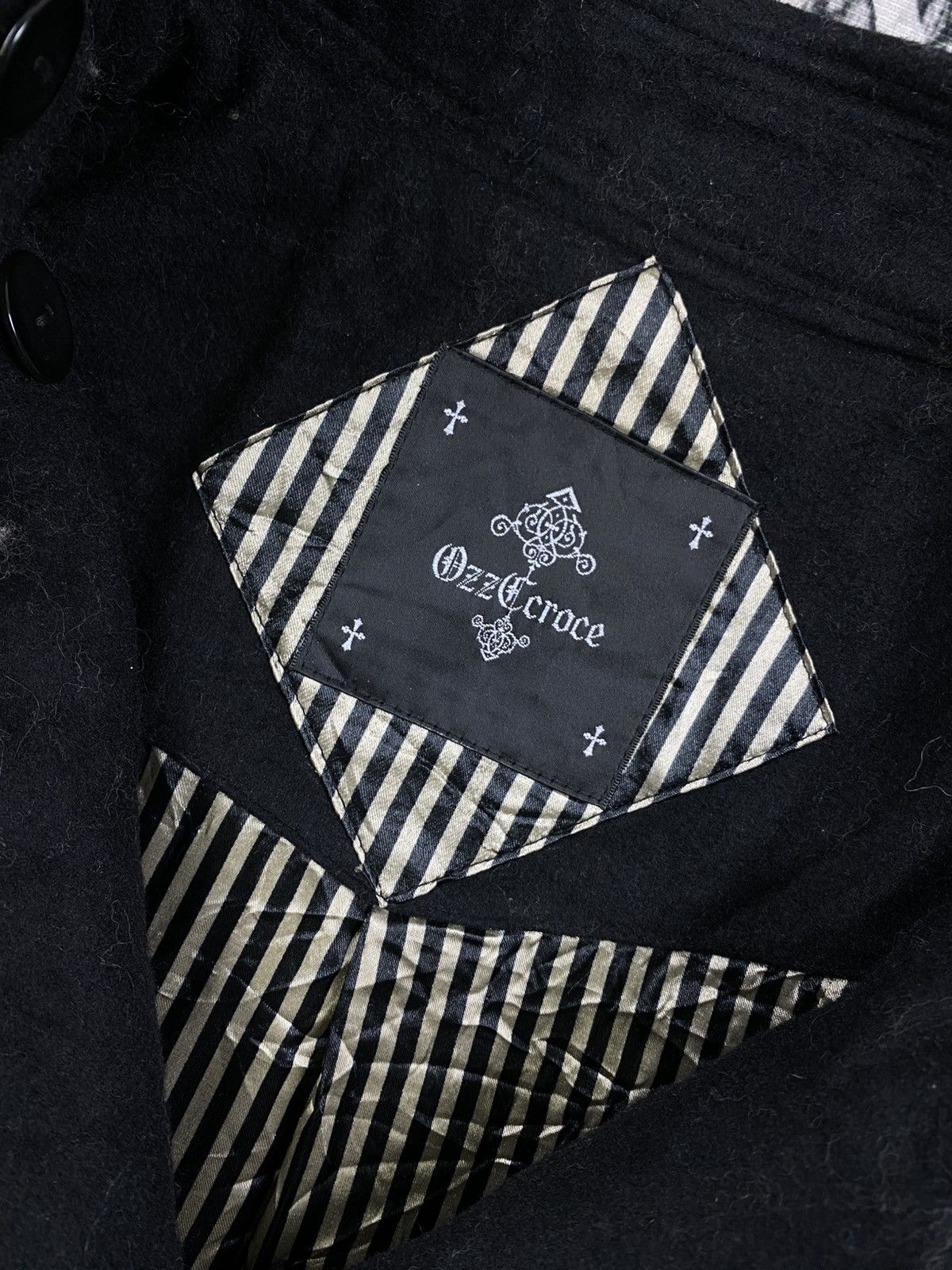Le Grande Bleu (L.G.B.) Vintage Ozz Croce Punk Bondage Jacket Size M / US 6-8 / IT 42-44 - 11 Thumbnail