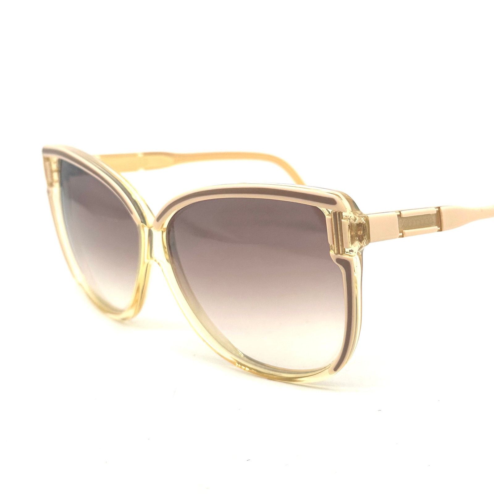 Courreges Courreges 8430 sunglasses cream gold, 1970s made in France Size ONE SIZE - 8 Thumbnail