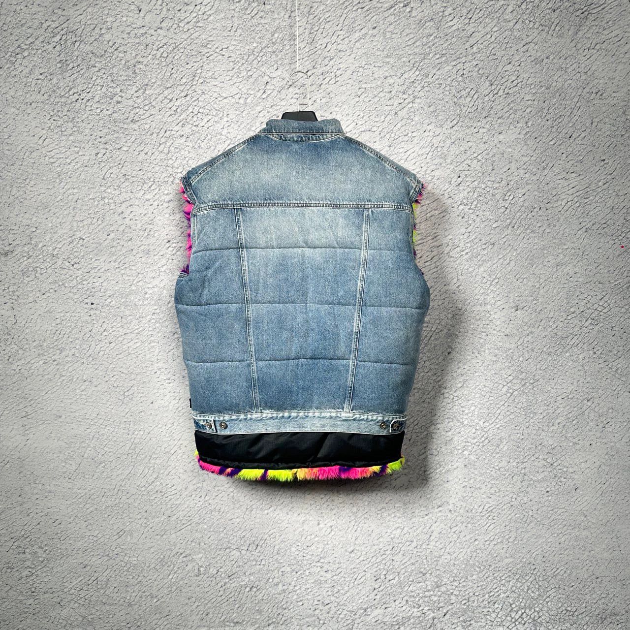 Balenciaga Balenciaga Colorful Patchwork Denim Vest Size US L / EU 52-54 / 3 - 3 Thumbnail