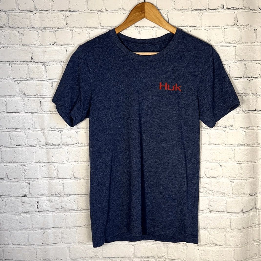 Vintage VINTAGE Huk Fishing Gray Short Sleeve T-Shirt Size S Small Mens Shirt Gray Fish Theme 90s Size US S / EU 44-46 / 1 - 3 Thumbnail