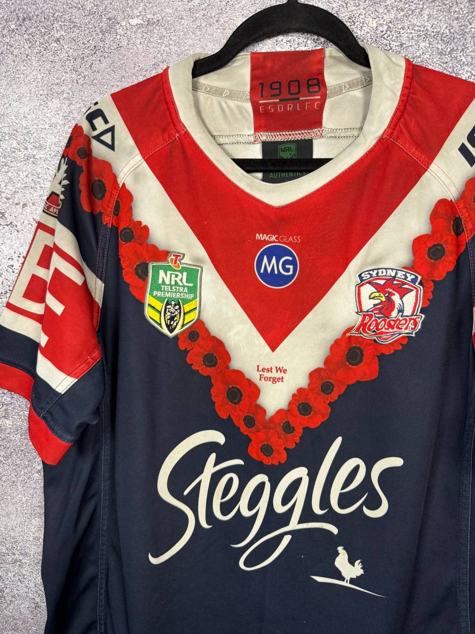 Vintage Sydney Roosters 2016 Limited Rugby Jersey NRL XL Size Size US XL / EU 56 / 4 - 6 Thumbnail