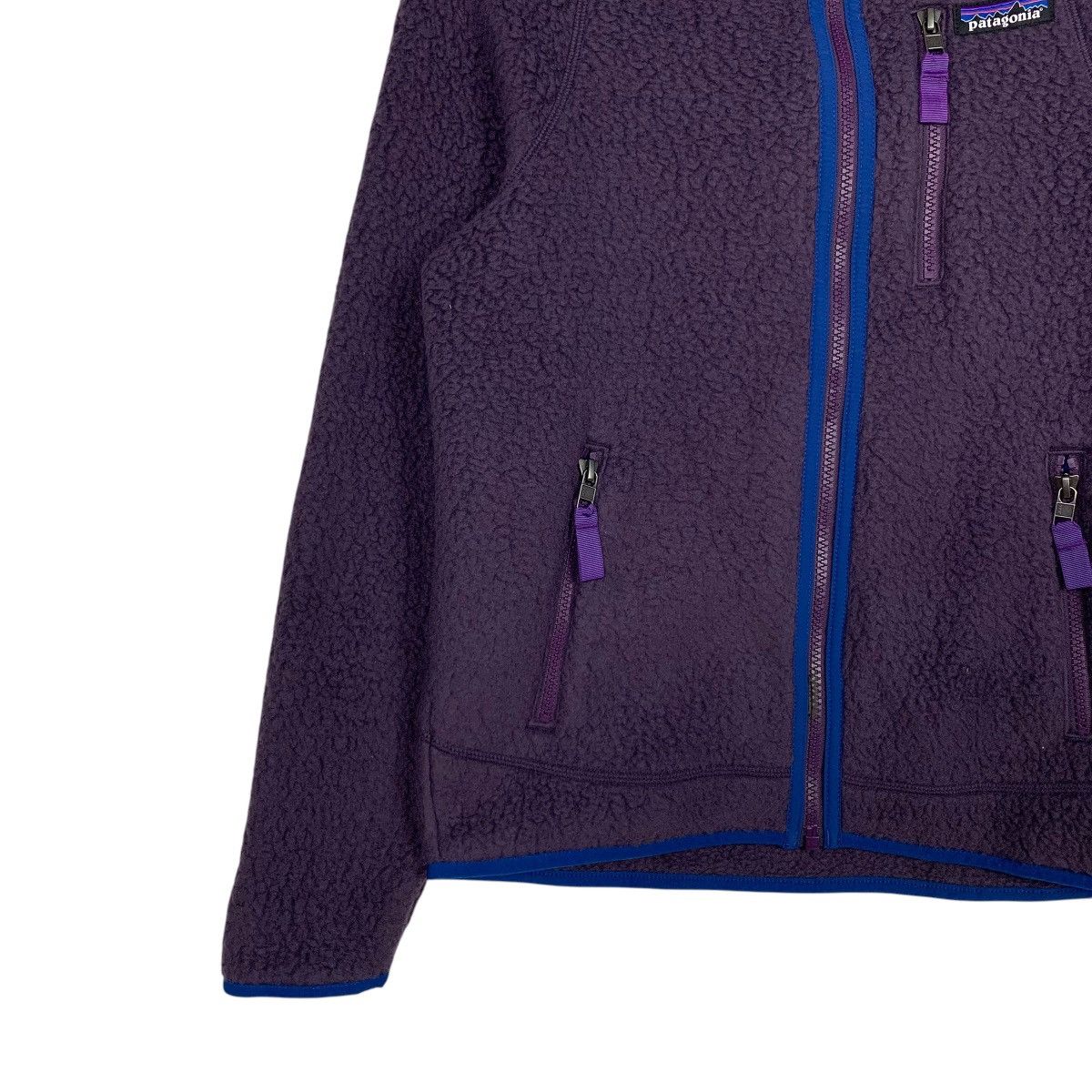 Patagonia PATAGONIA Deep Pile Purple Fleece Jacket #2475-C111 Size US XXS / EU 40 - 5 Thumbnail