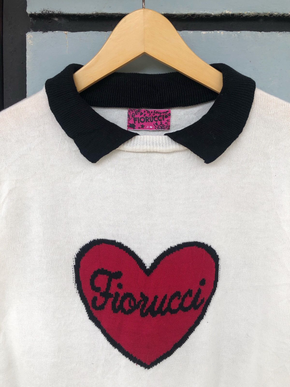 Fiorucci Fiorucci Love Logo Knit Sweaters Size M / US 6-8 / IT 42-44 - 4 Thumbnail
