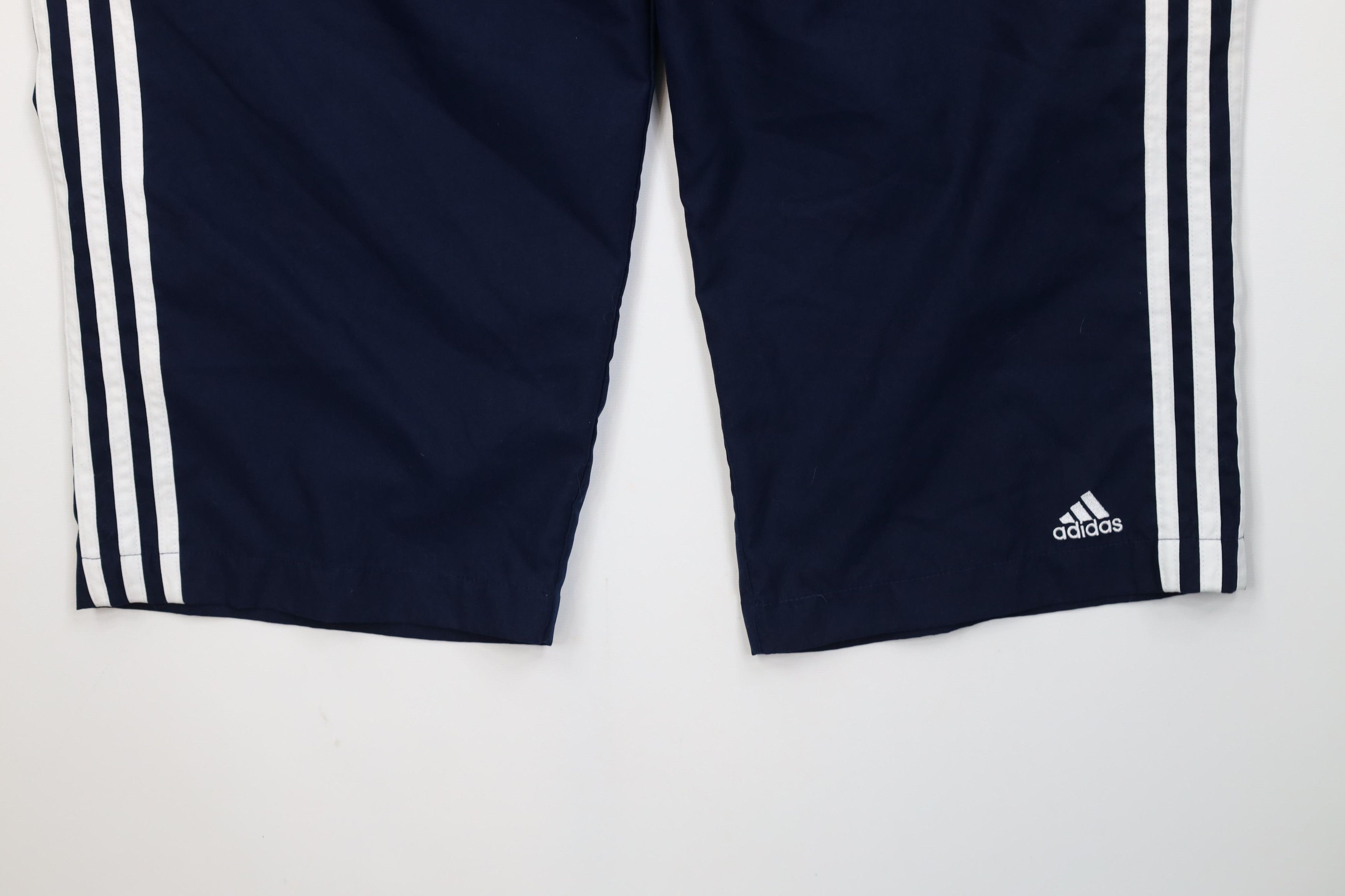 Adidas Vintage Y2K Adidas Babydoll Wide Leg Capris Pants Size 34" / US 12 / IT 48 - 4 Thumbnail