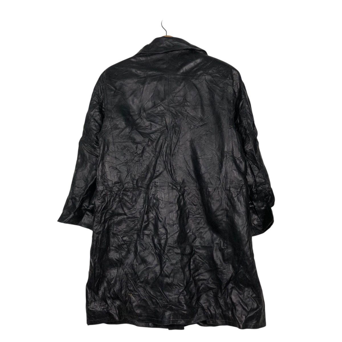 Japanese Brand 📌Vintage Leather Long Jacket Harajuku Mother Issey Miyake Size US M / EU 48-50 / 2 - 10 Thumbnail