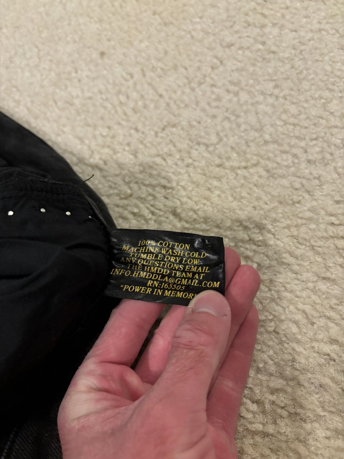 HMDD Happy Memories Don’t Die HMDD Studded Colossal Jeans Size US 36 / EU 52 - 8 Thumbnail