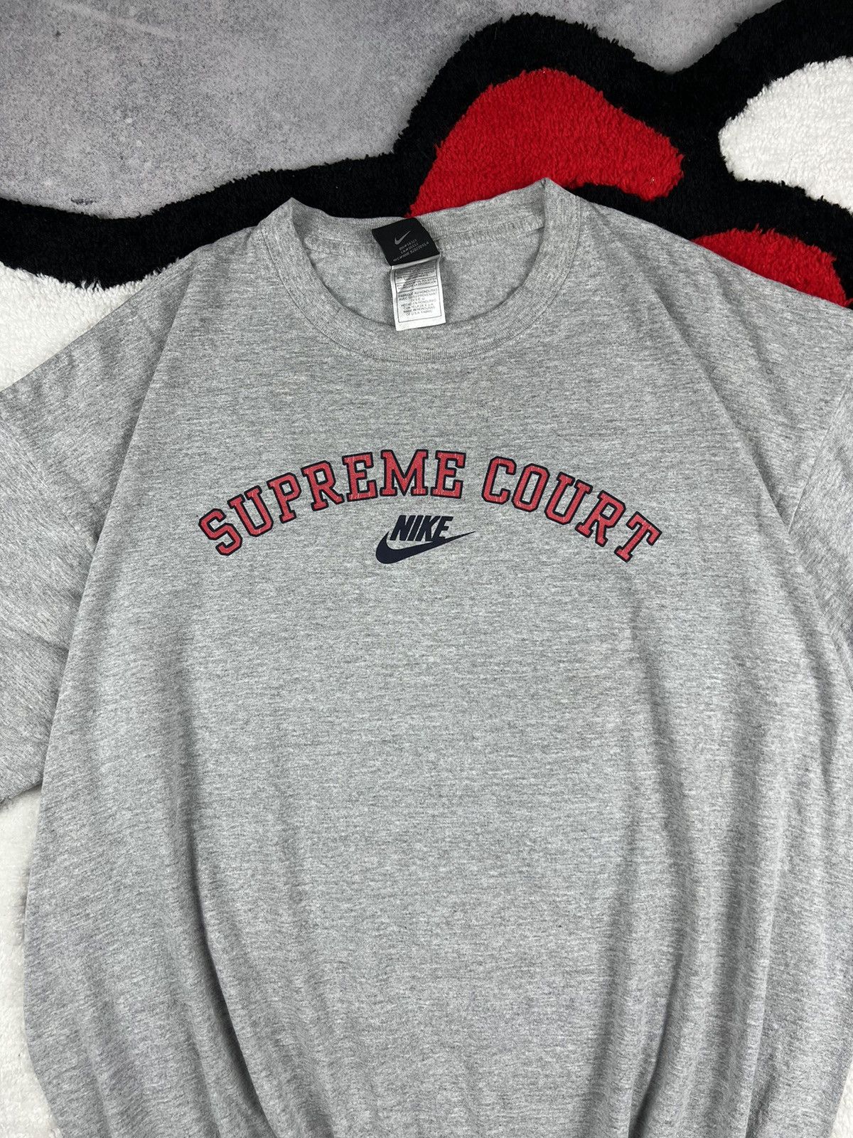 Nike Nike Supreme Court Vintage Big Logo 00s Tee Shirt Size US XL / EU 56 / 4 - 6 Thumbnail