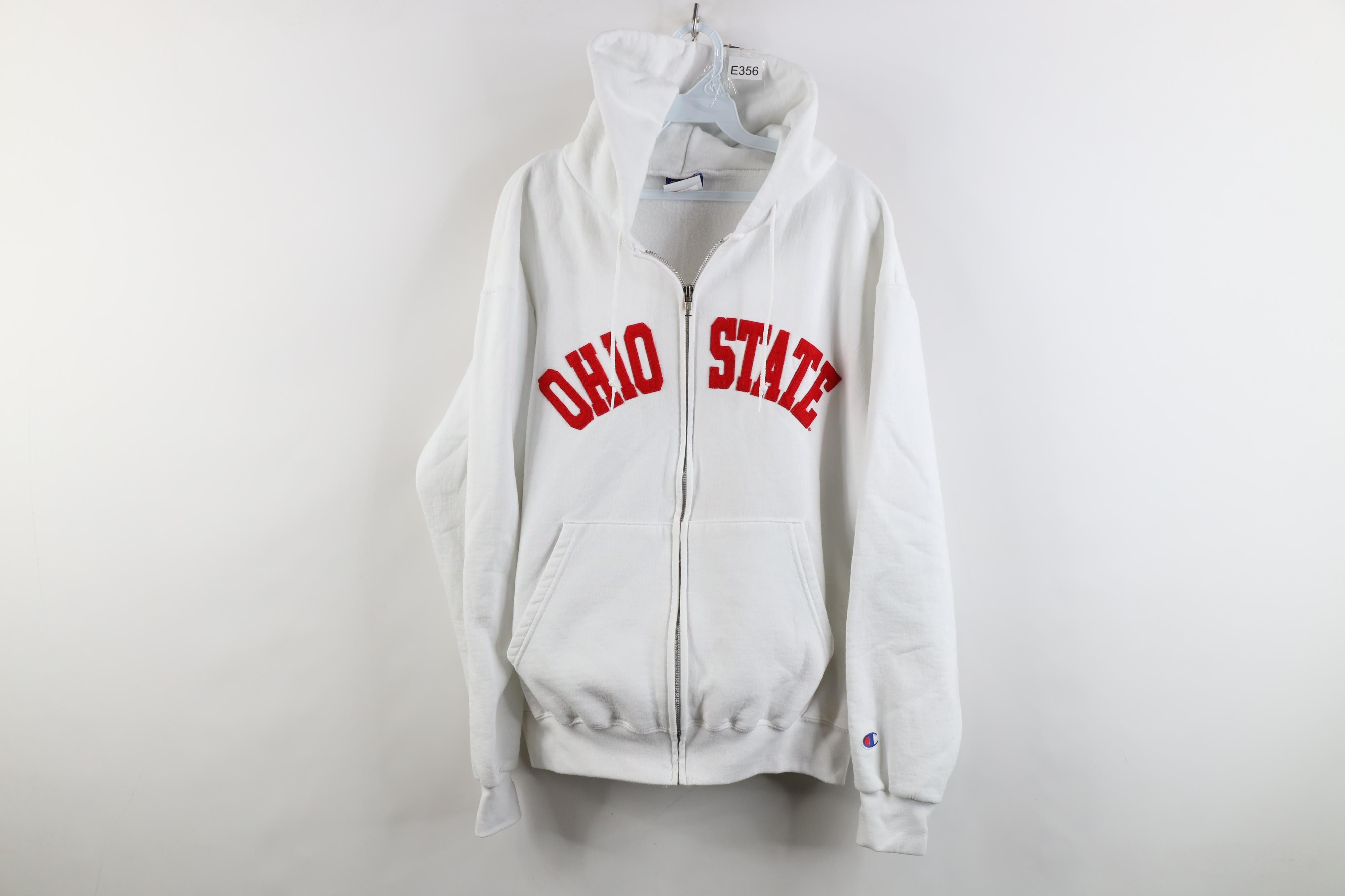 Champion Vintage 90s Champion Ohio State University Full Zip Hoodie Size US M / EU 48-50 / 2 - 1 Thumbnail