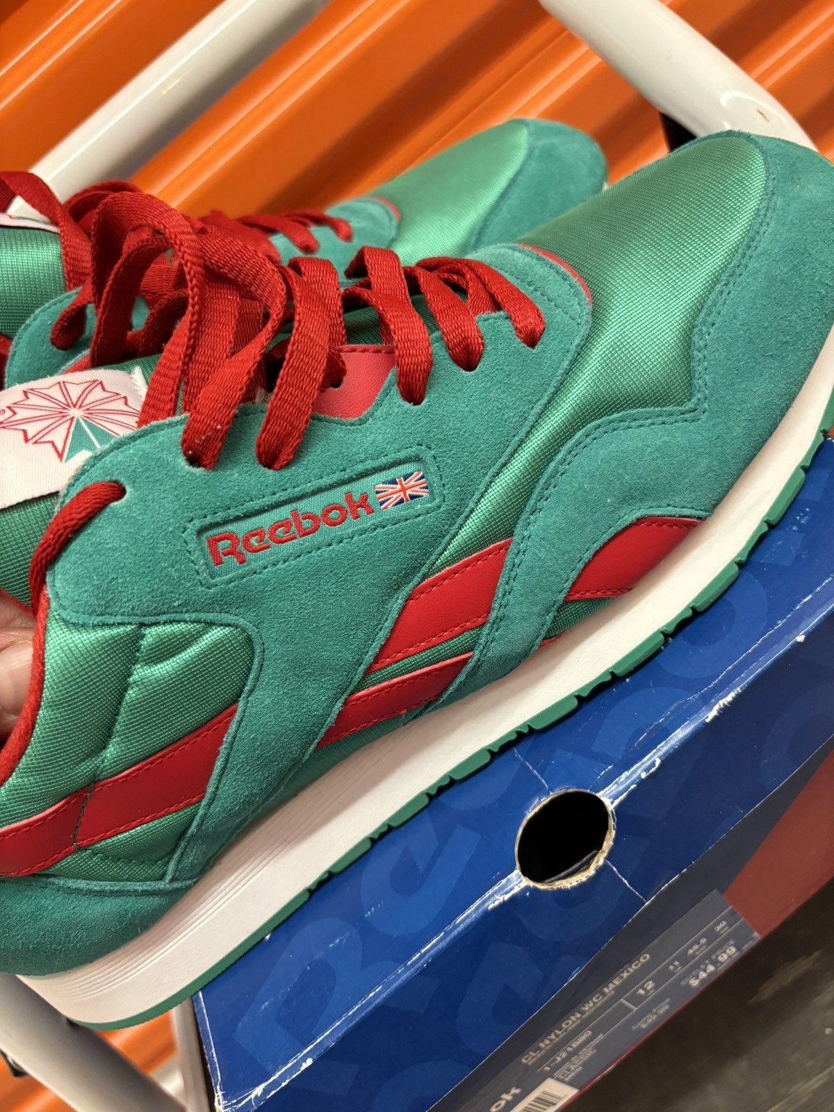 Reebok ***FINAL DROP***RARE 00s REEBOK NYLON MEXICO CLASSIC SHOE 12 Size US 12 / EU 45 - 5 Thumbnail