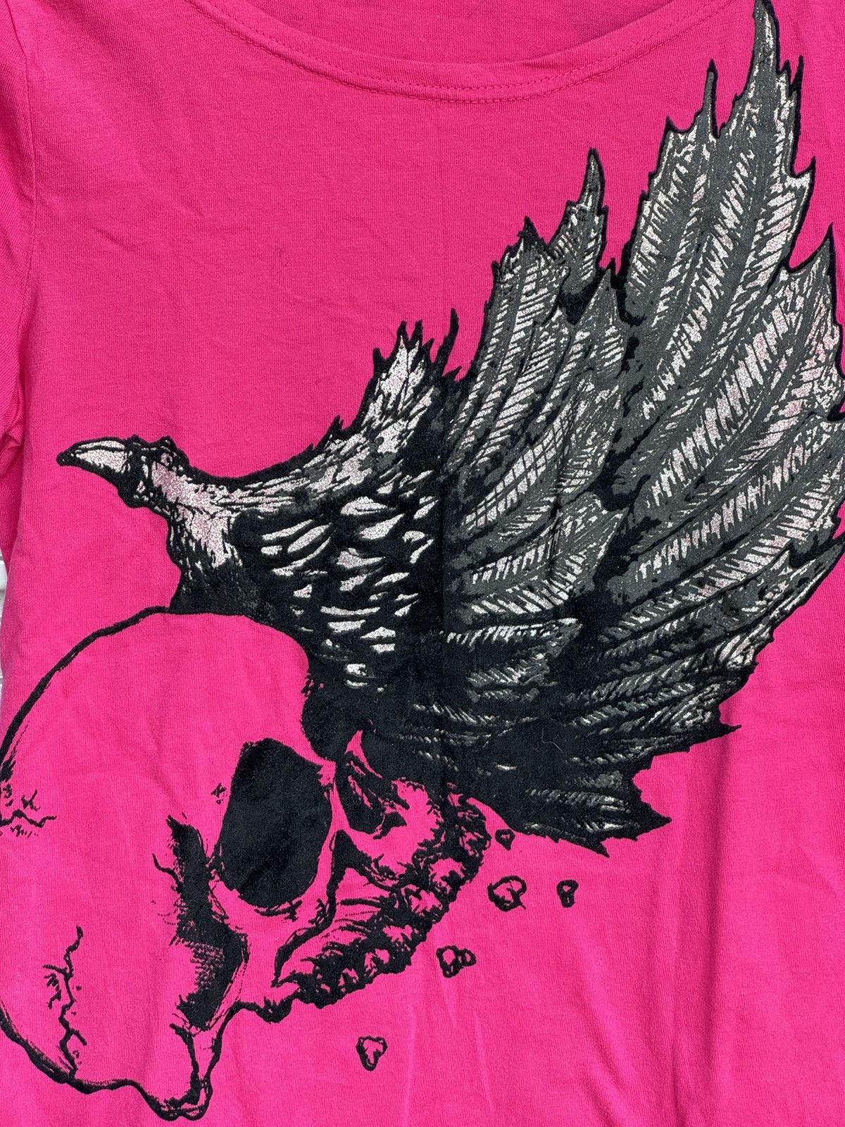 Vintage GladNews Skulls Wing Punk Poem Riot Tees Size US S / EU 44-46 / 1 - 3 Thumbnail