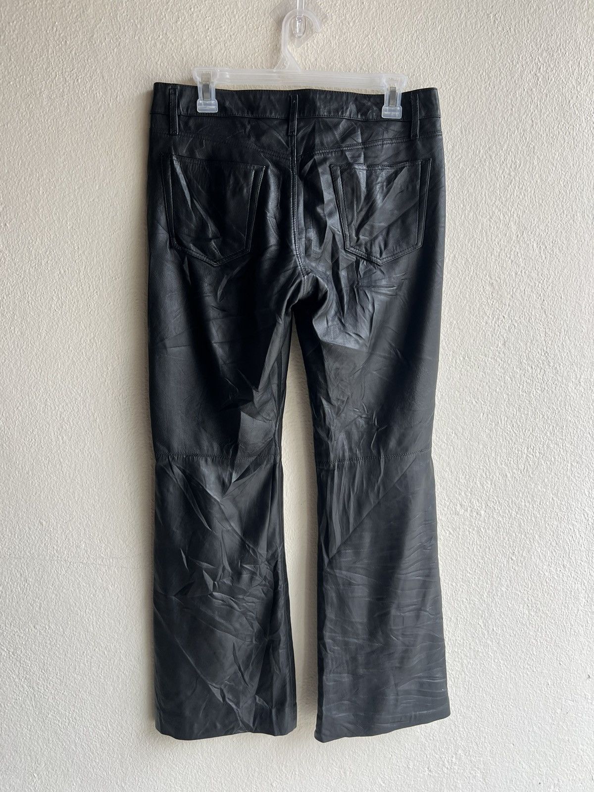 Comme Ca Ism × Japanese Brand × Leather Comme Ca Du Mode Japan Napa Sheepskin Leather Bootcut Pant Size 30" / US 8 / IT 44 - 24 Thumbnail