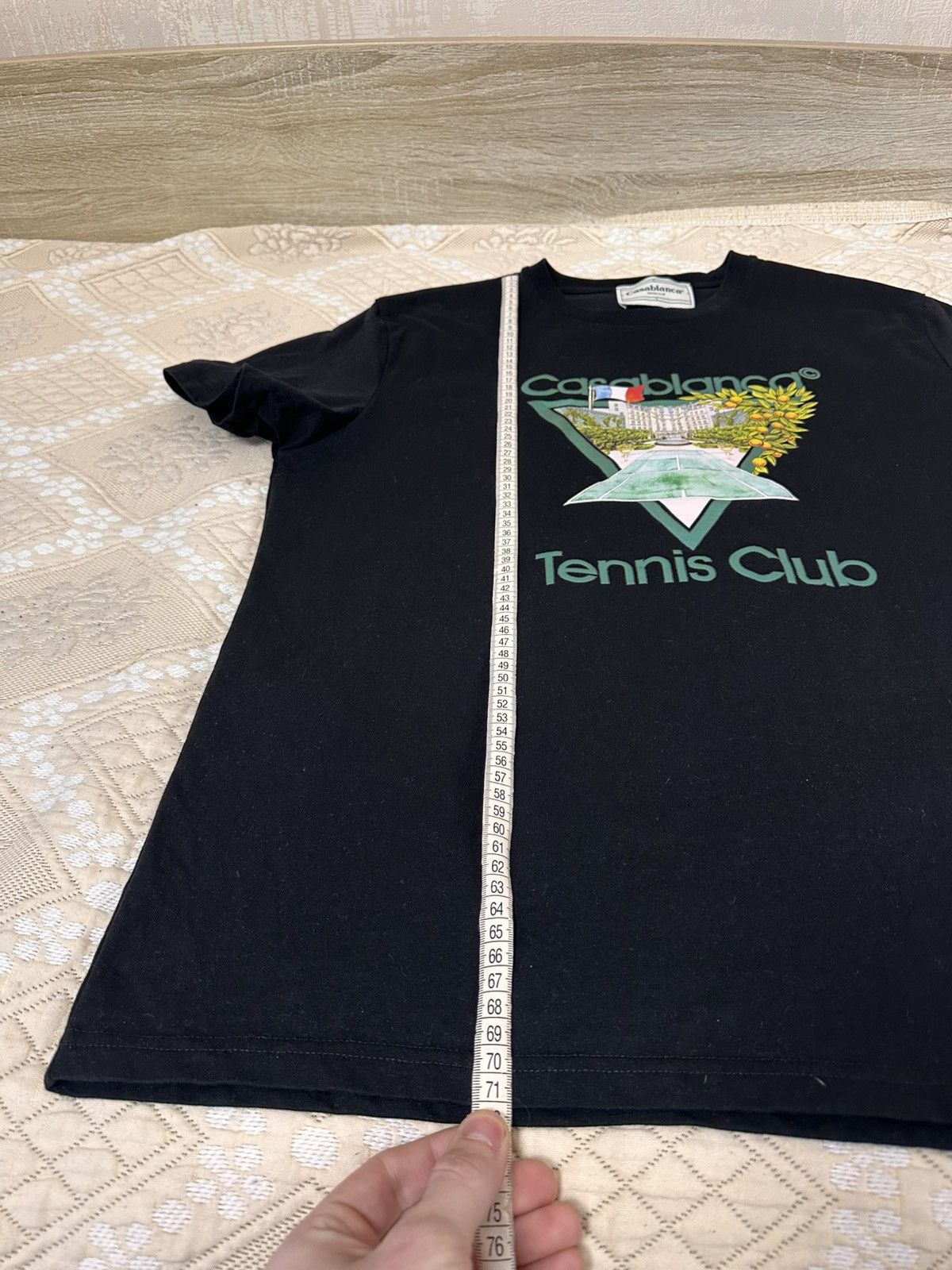 Vintage 🔥 Casablanca Styled Logo T Shirt Black Tennis Club Size US XL / EU 56 / 4 - 8 Thumbnail