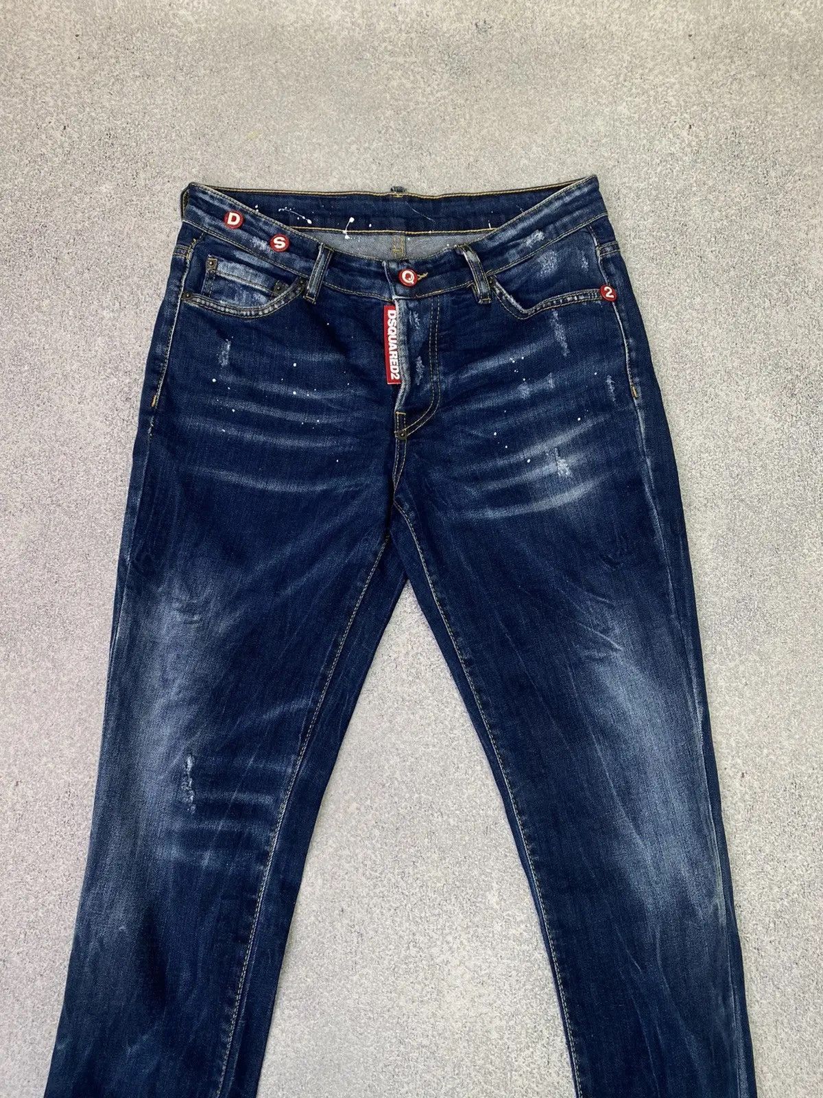 Designer × Dsquared2 × Vintage Vintage Dsquared2 Denim Blue Luxury Jeans Size US 31 - 7 Thumbnail