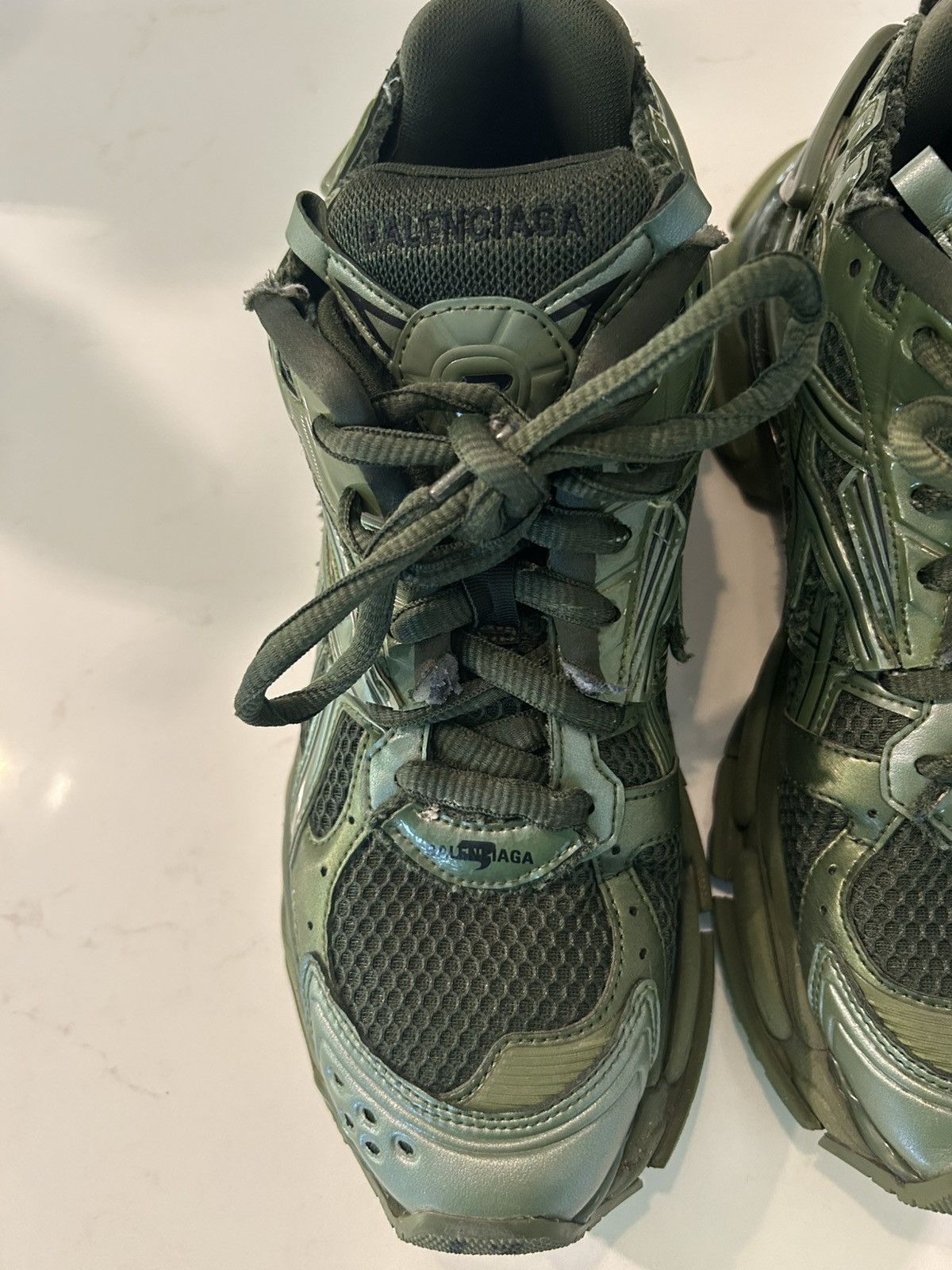 Balenciaga Dark green Balenciaga runners Size US 10 / EU 43 - 6 Thumbnail